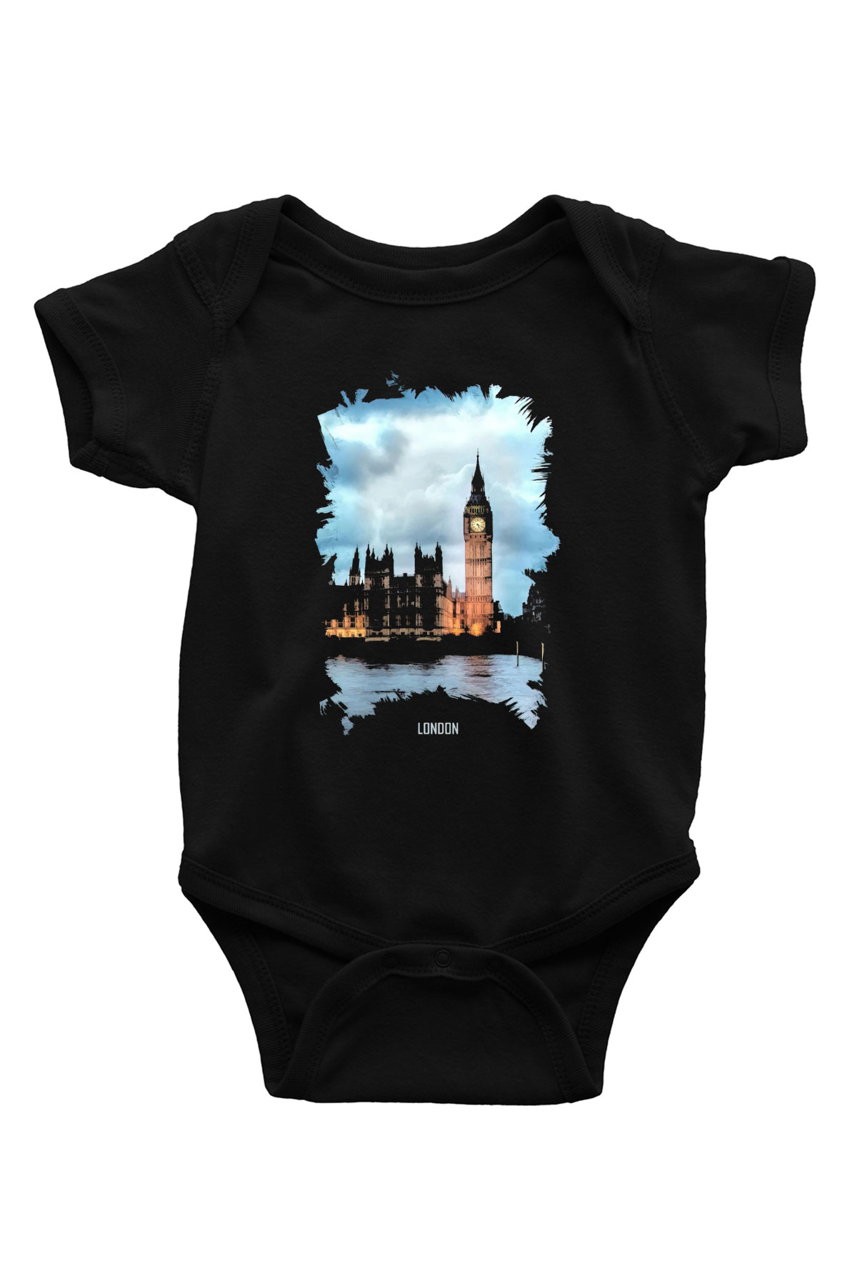 Big Ben Siyah Bebek Body - Zıbın