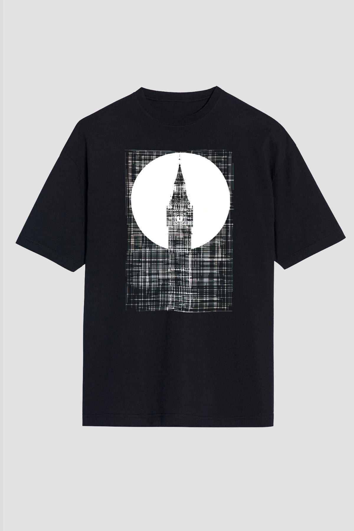 Big Ben Siyah Unisex Tişört T-Shirt - TişörtFabrikası