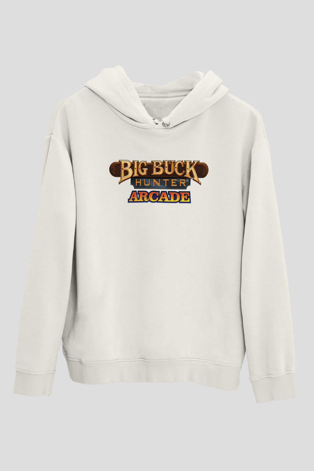 Big Buck Hunter Beyaz Unisex Hoodie