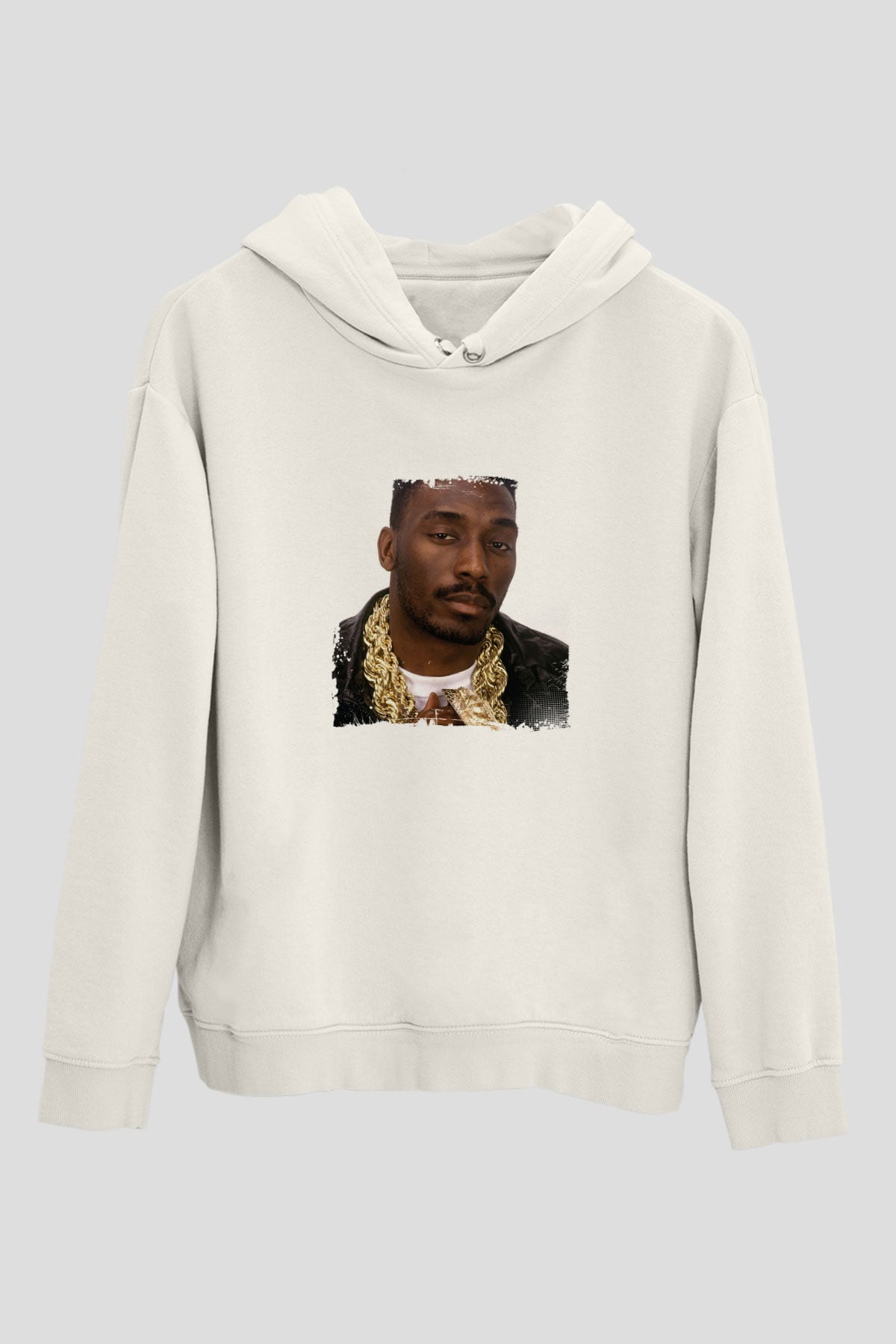 Big Daddy Kane Baskılı Unisex Beyaz Hoodie