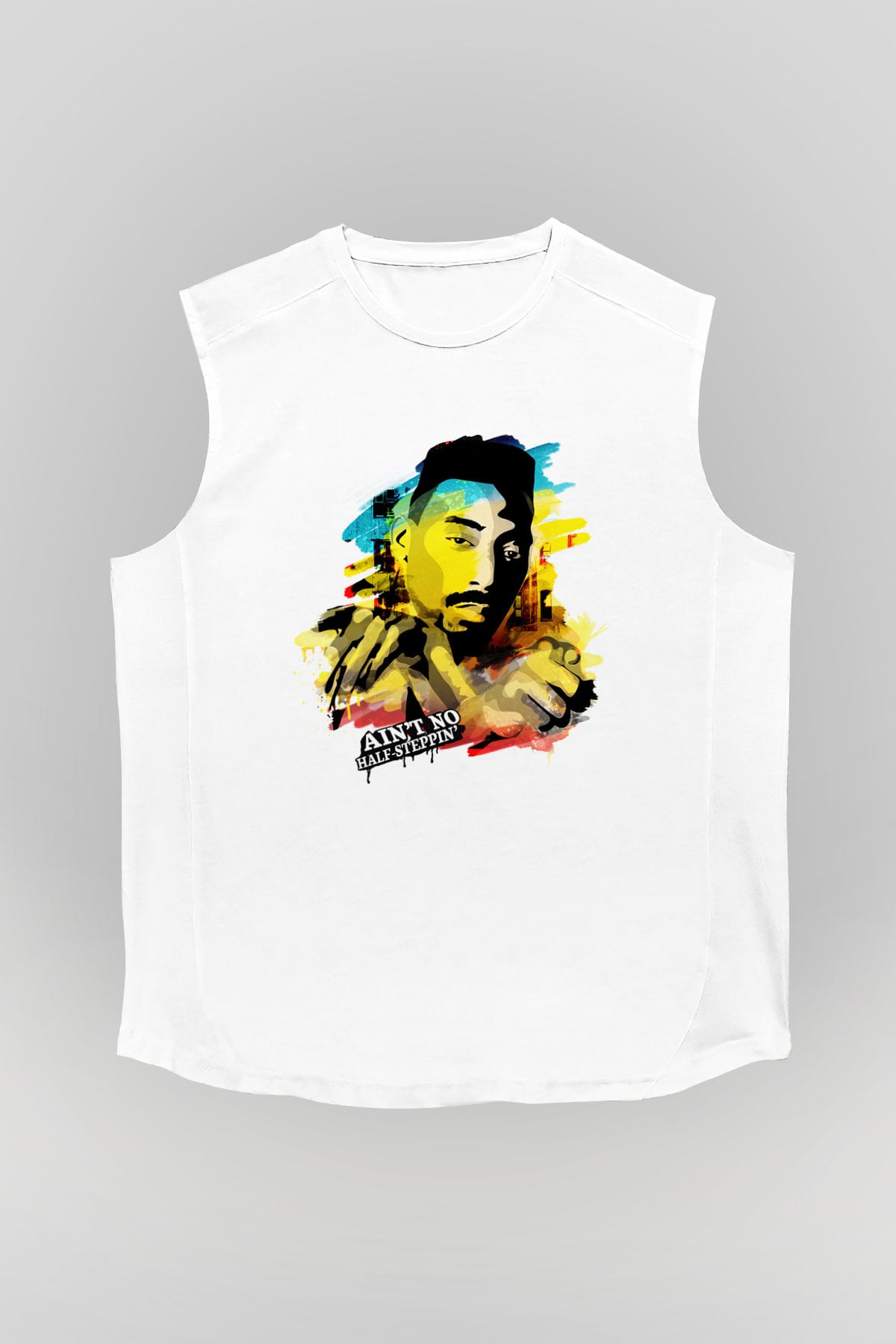 Big Daddy Kane Beyaz Unisex Kolsuz Tişört
