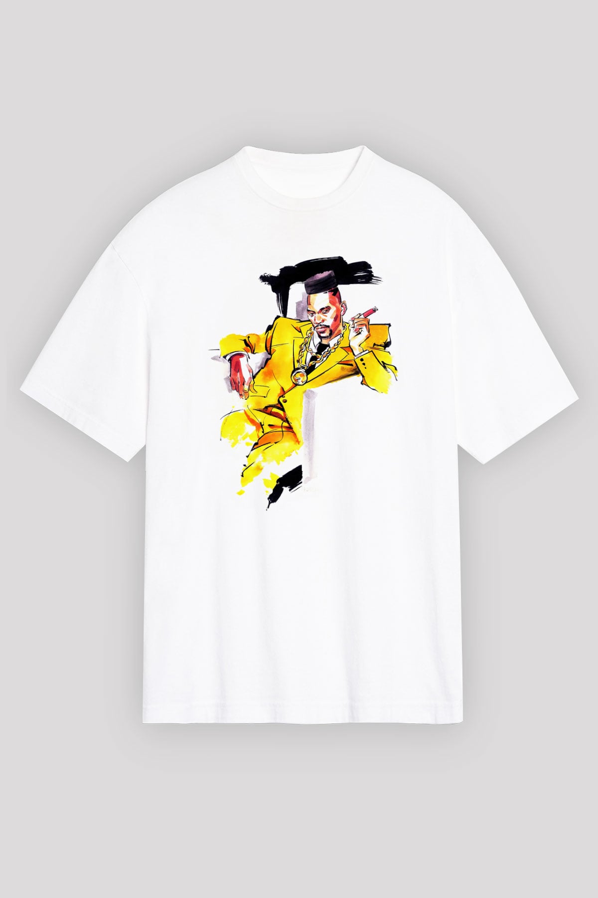 Big Daddy Kane Beyaz Unisex Oversize Tişört T-Shirt