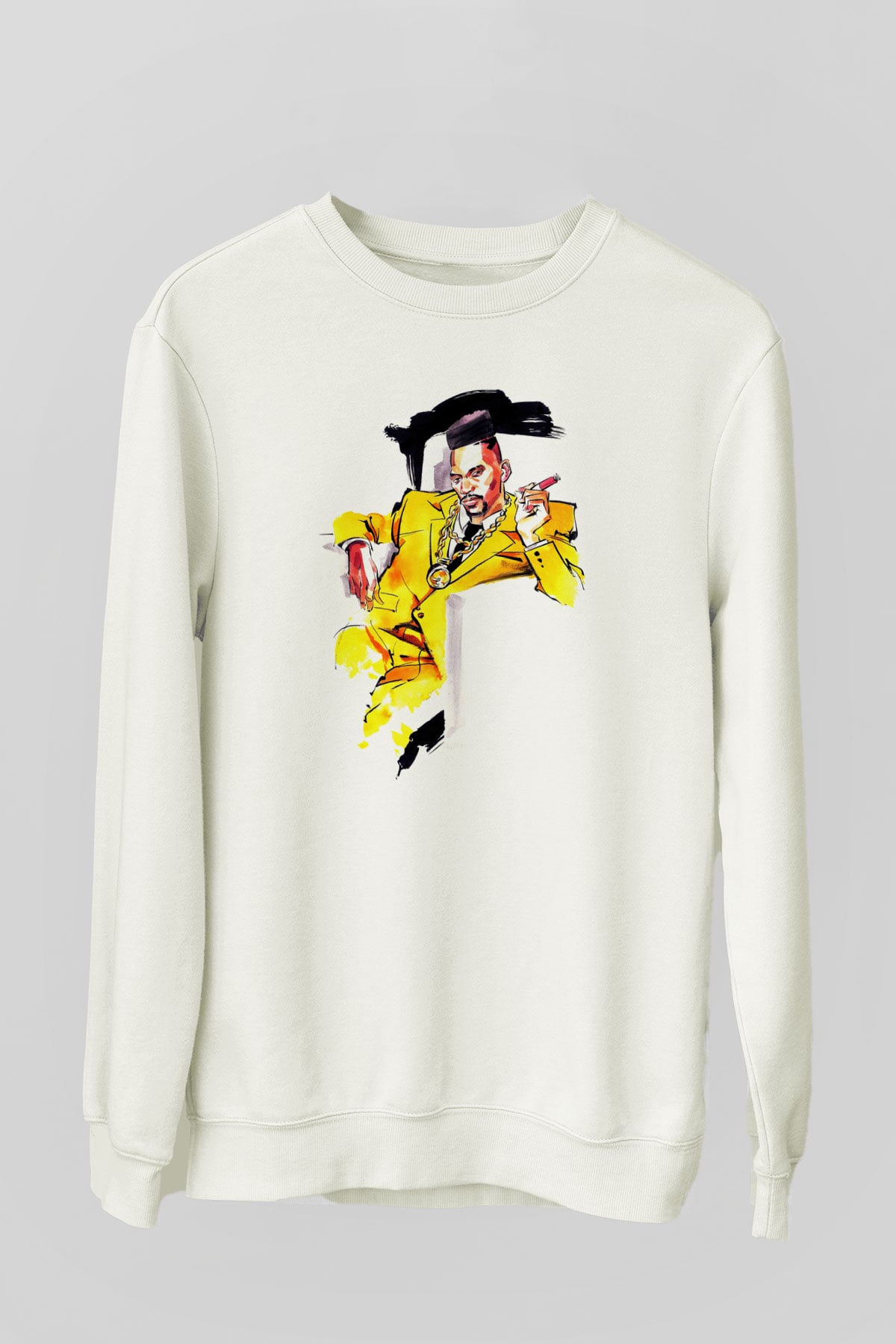 Big Daddy Kane Beyaz Unisex Sweatshirt