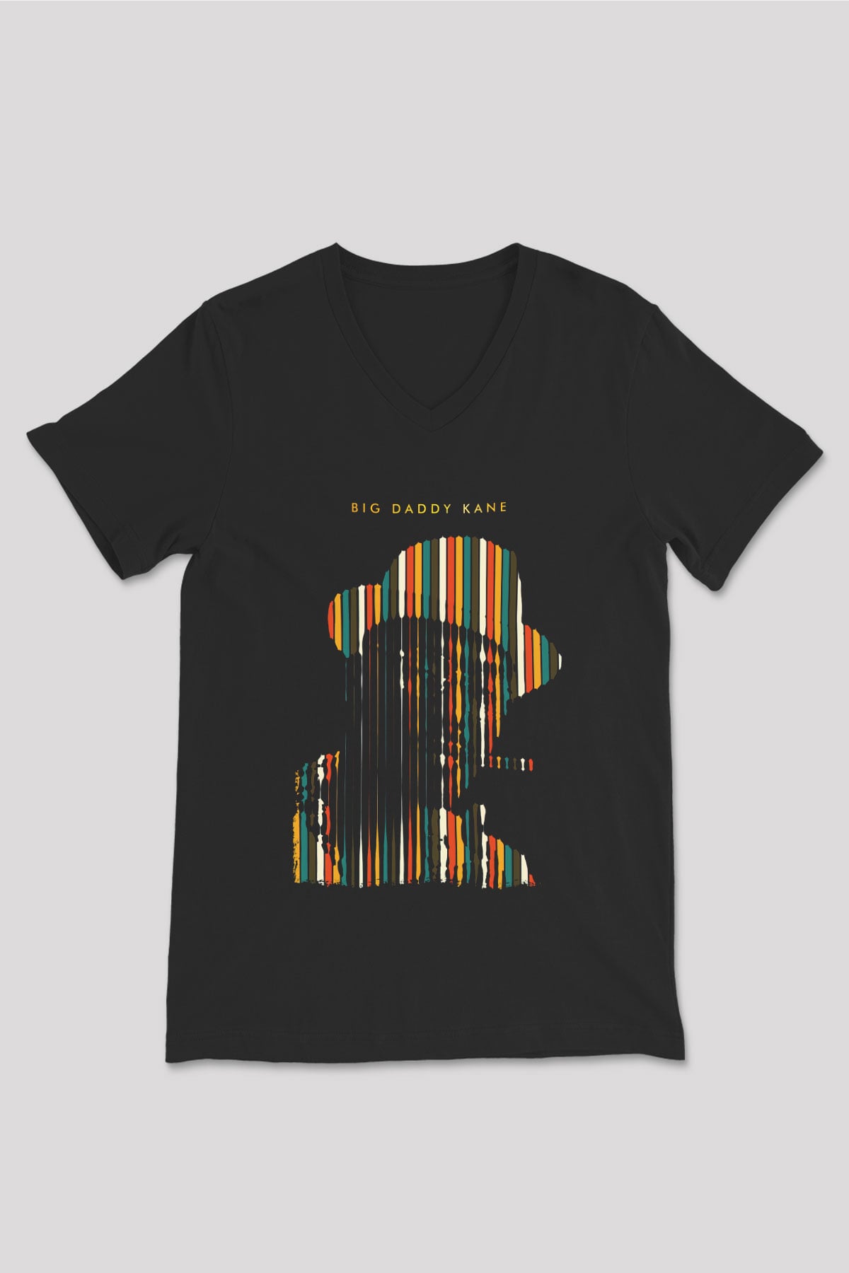 Big Daddy Kane Siyah Unisex V Yaka Tişört