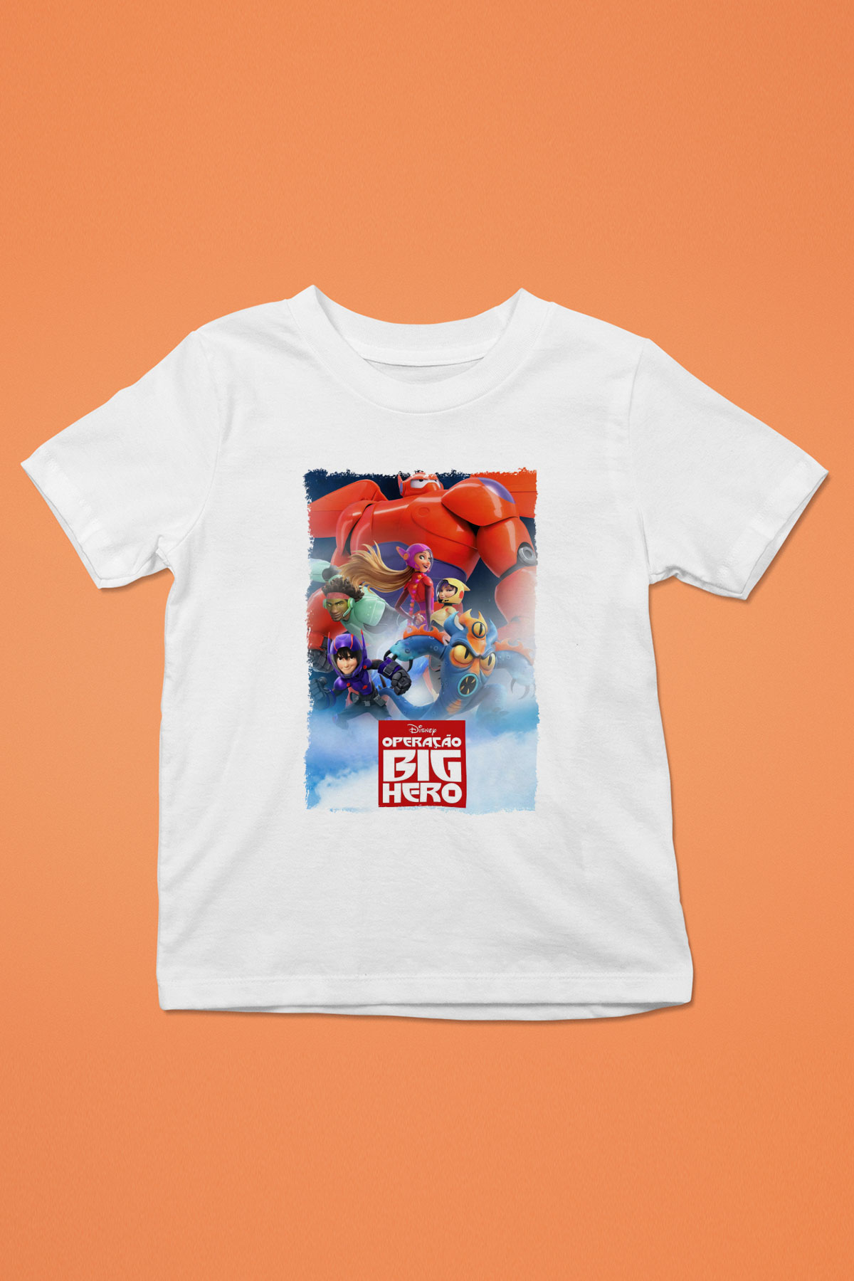 Big Hero Beyaz Unisex Çocuk Tişört