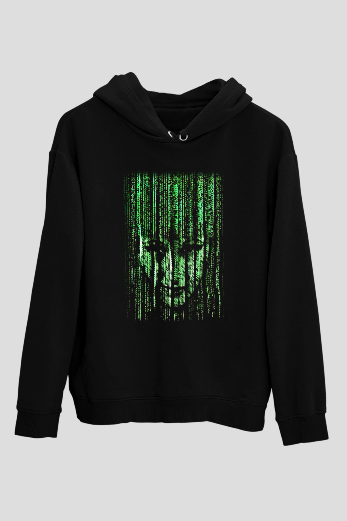 Bilgisayar programcısı Siyah Unisex Kapşonlu Sweatshirt