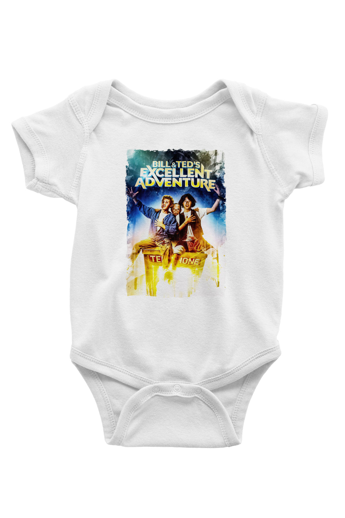 Bill and Ted's Excellent Adventure Beyaz Bebek Body - Zıbın