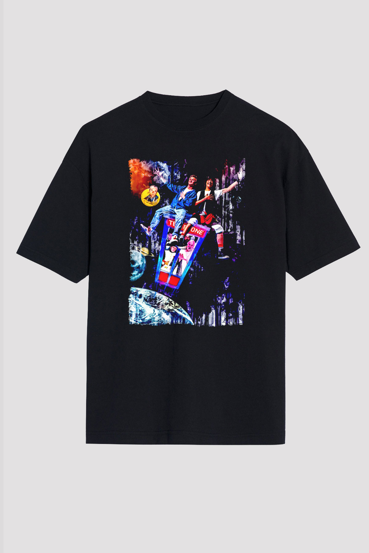 Bill and Ted's Excellent Adventure Siyah Unisex Tişört