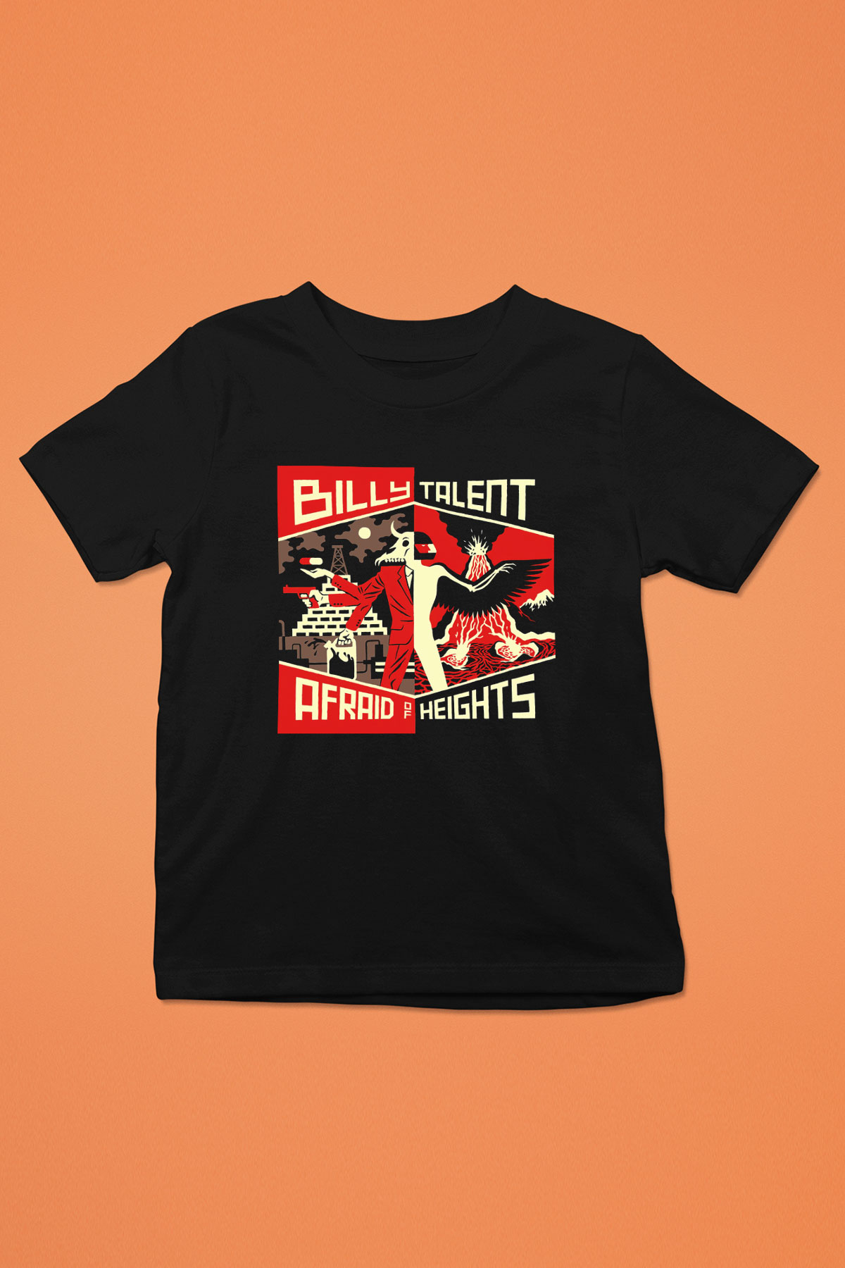 Billy Talent Baskılı Siyah Unisex Çocuk Tişört