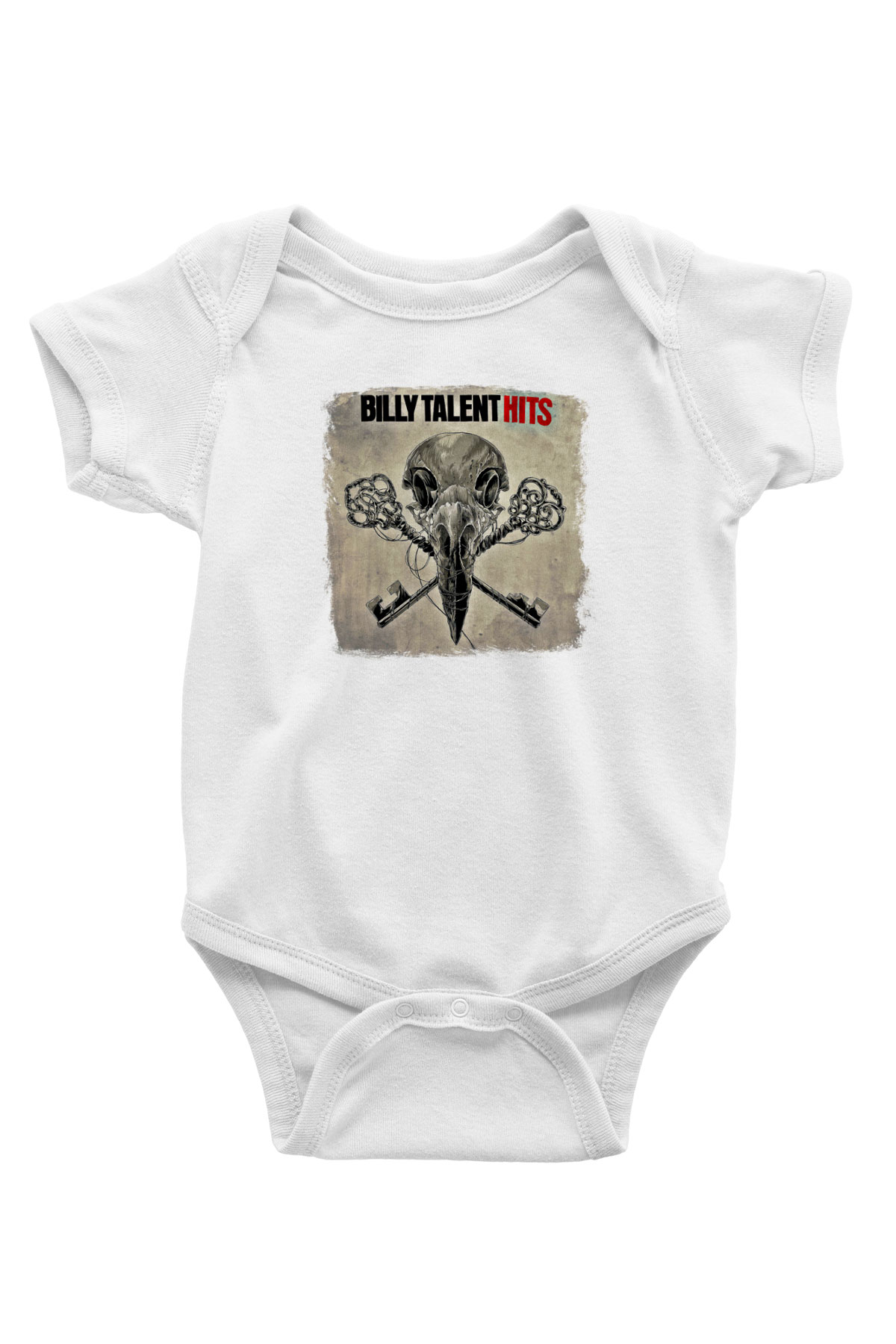 Billy Talent Baskılı Unisex Beyaz Bebek Body - Zıbın