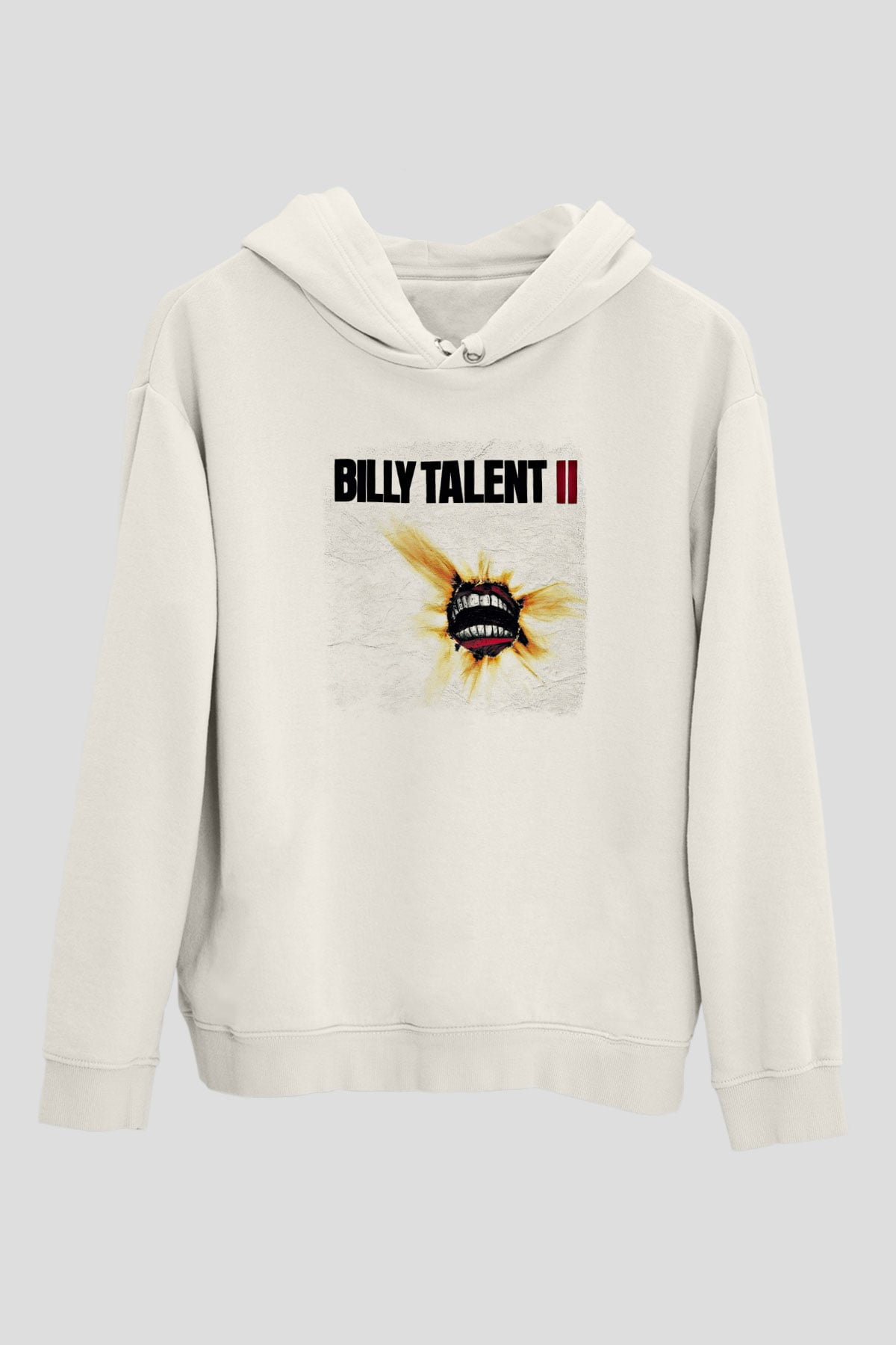 Billy Talent Baskılı Unisex Beyaz Hoodie