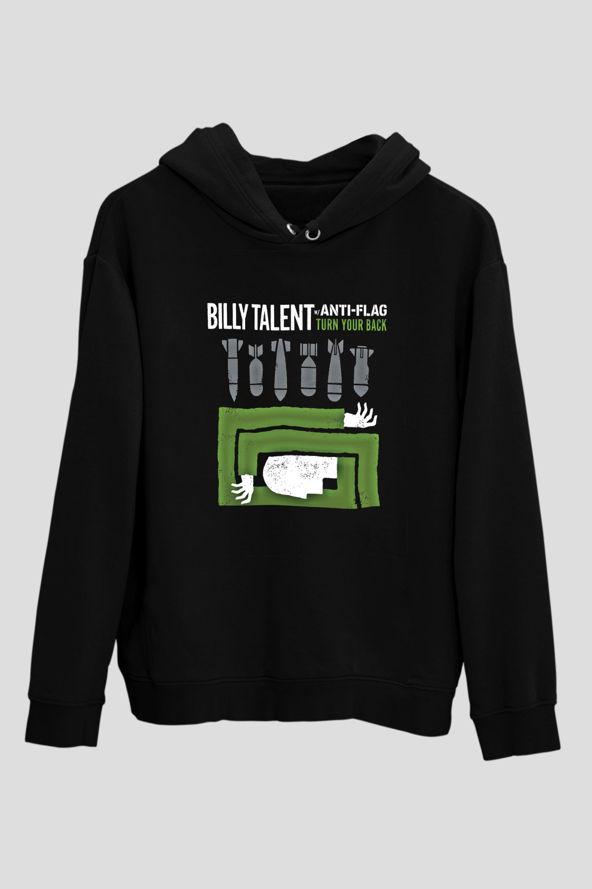 Billy Talent Baskılı Unisex Siyah Hoodie