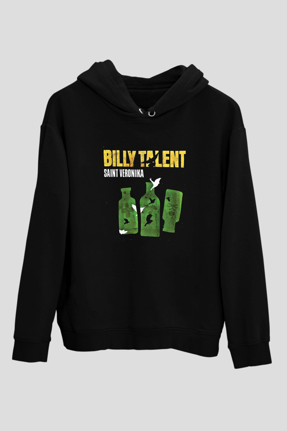 Billy Talent Baskılı Unisex Siyah Hoodie