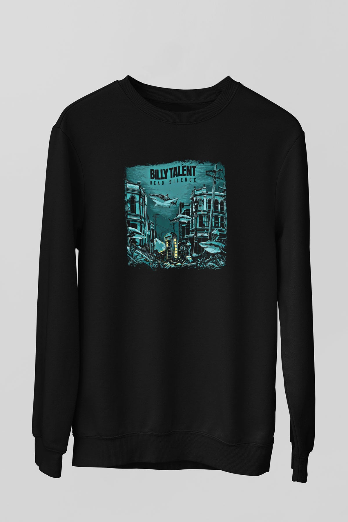 Billy Talent Baskılı Unisex Siyah Sweatshirt