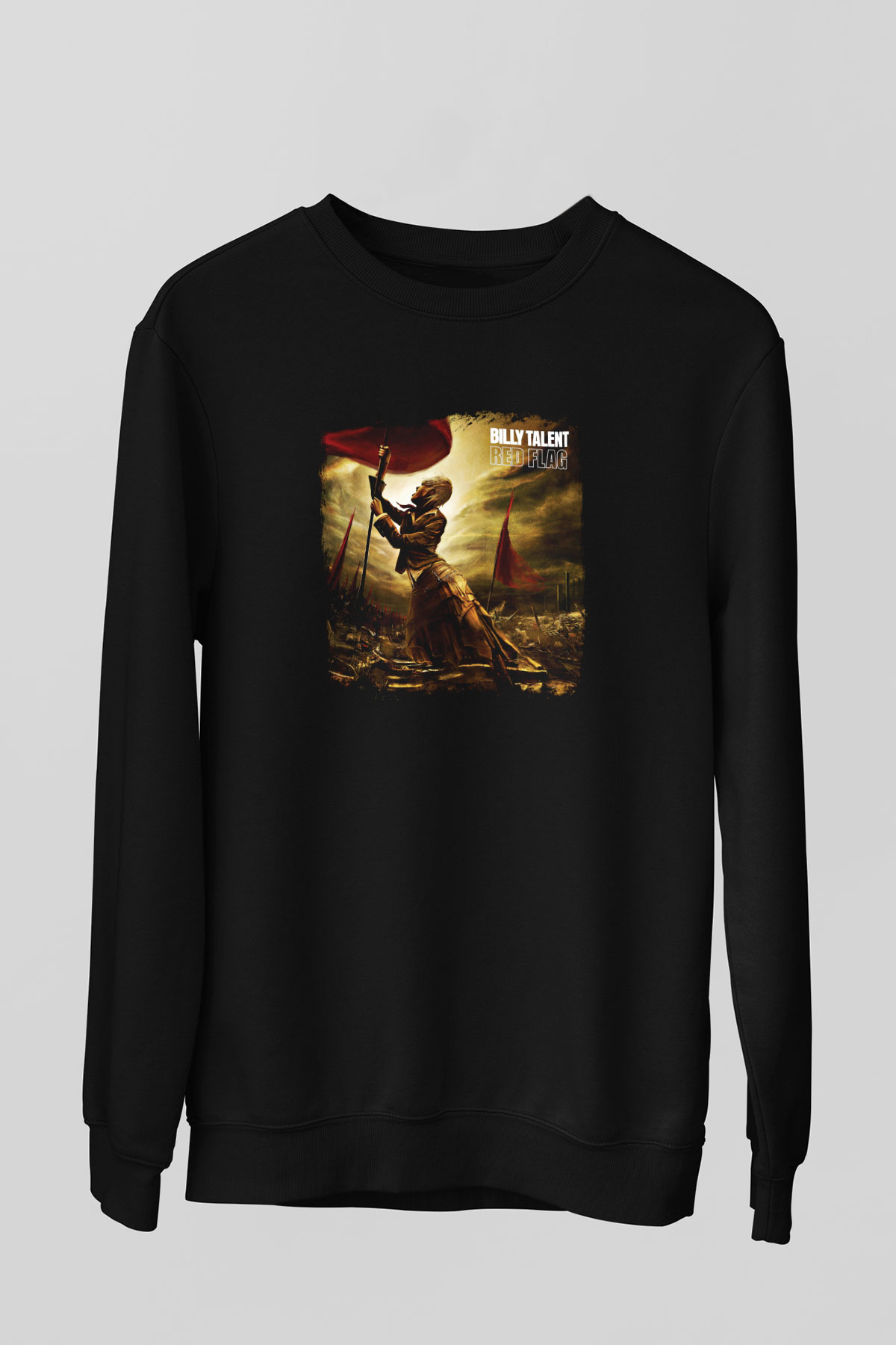 Billy Talent Baskılı Unisex Siyah Sweatshirt