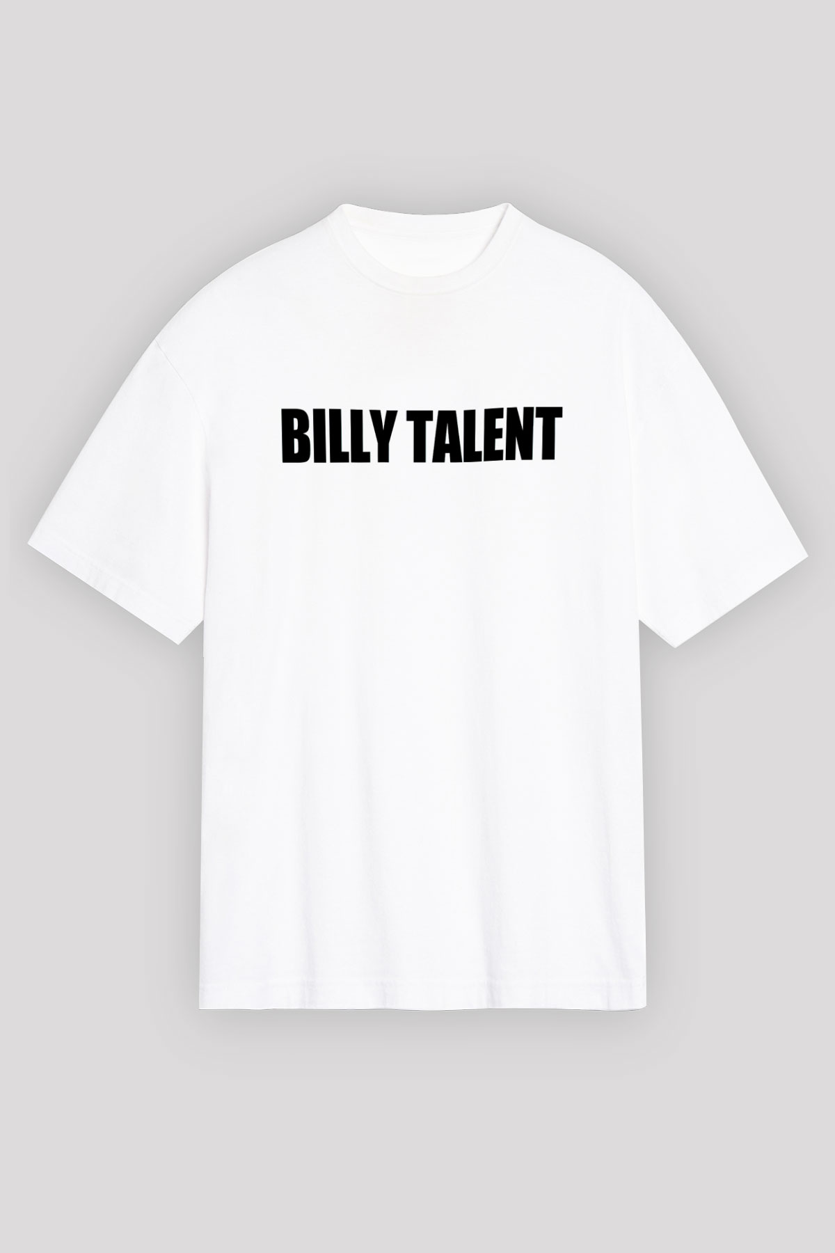 Billy Talent Beyaz Unisex Oversize Tişört T-Shirt