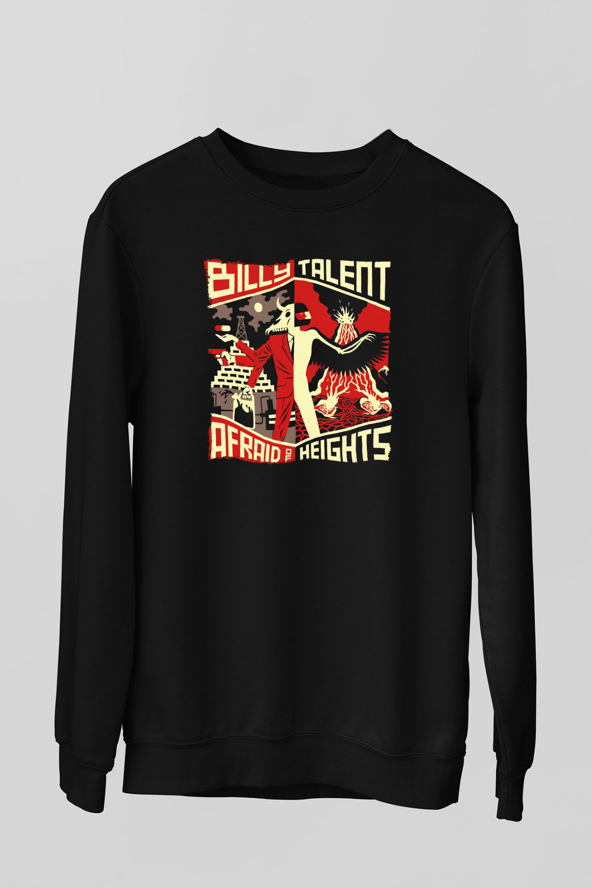 Billy Talent Beyaz Unisex Sweatshirt