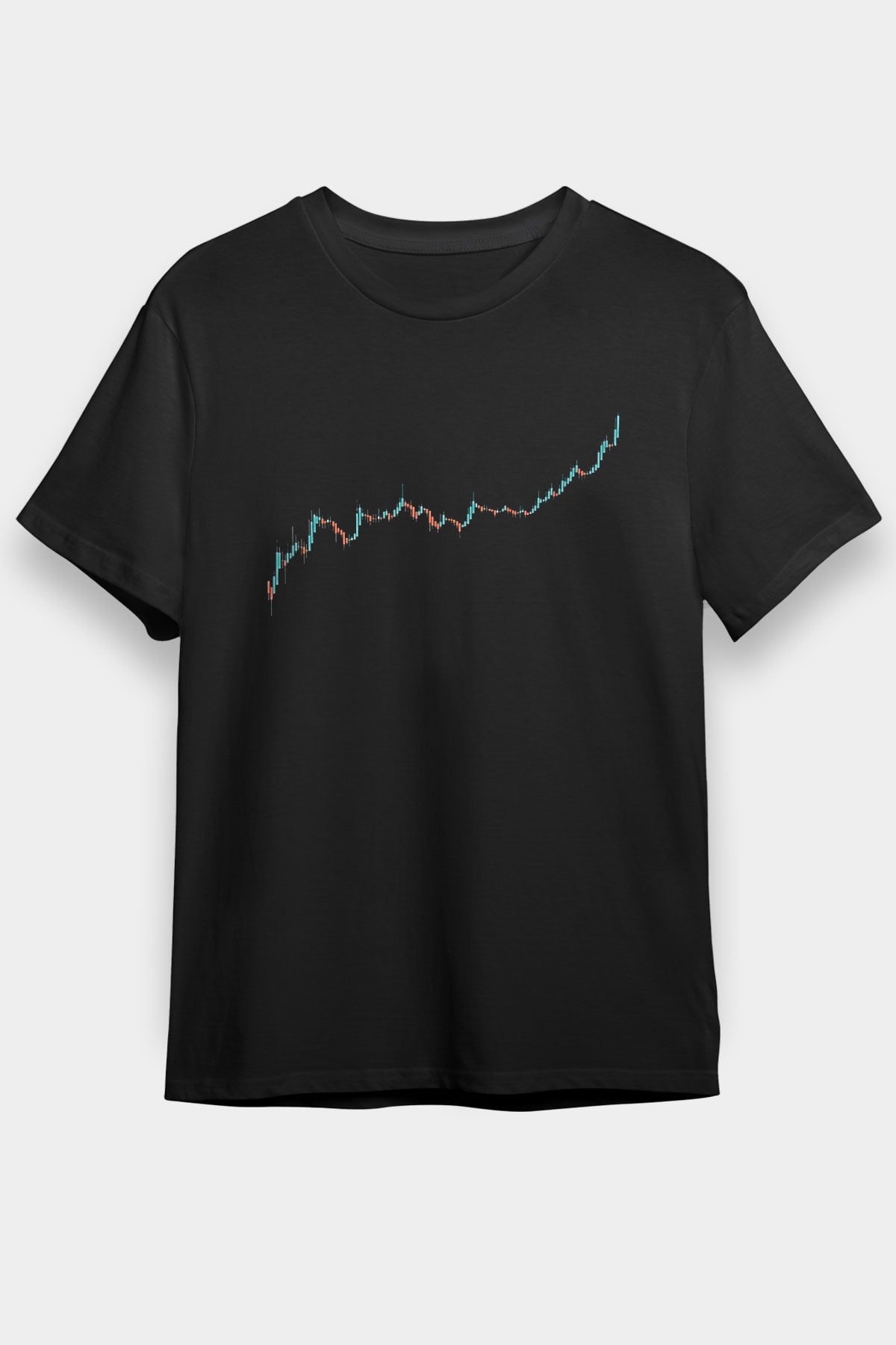 Binance Baskılı Unisex Siyah Tişört - Tshirt