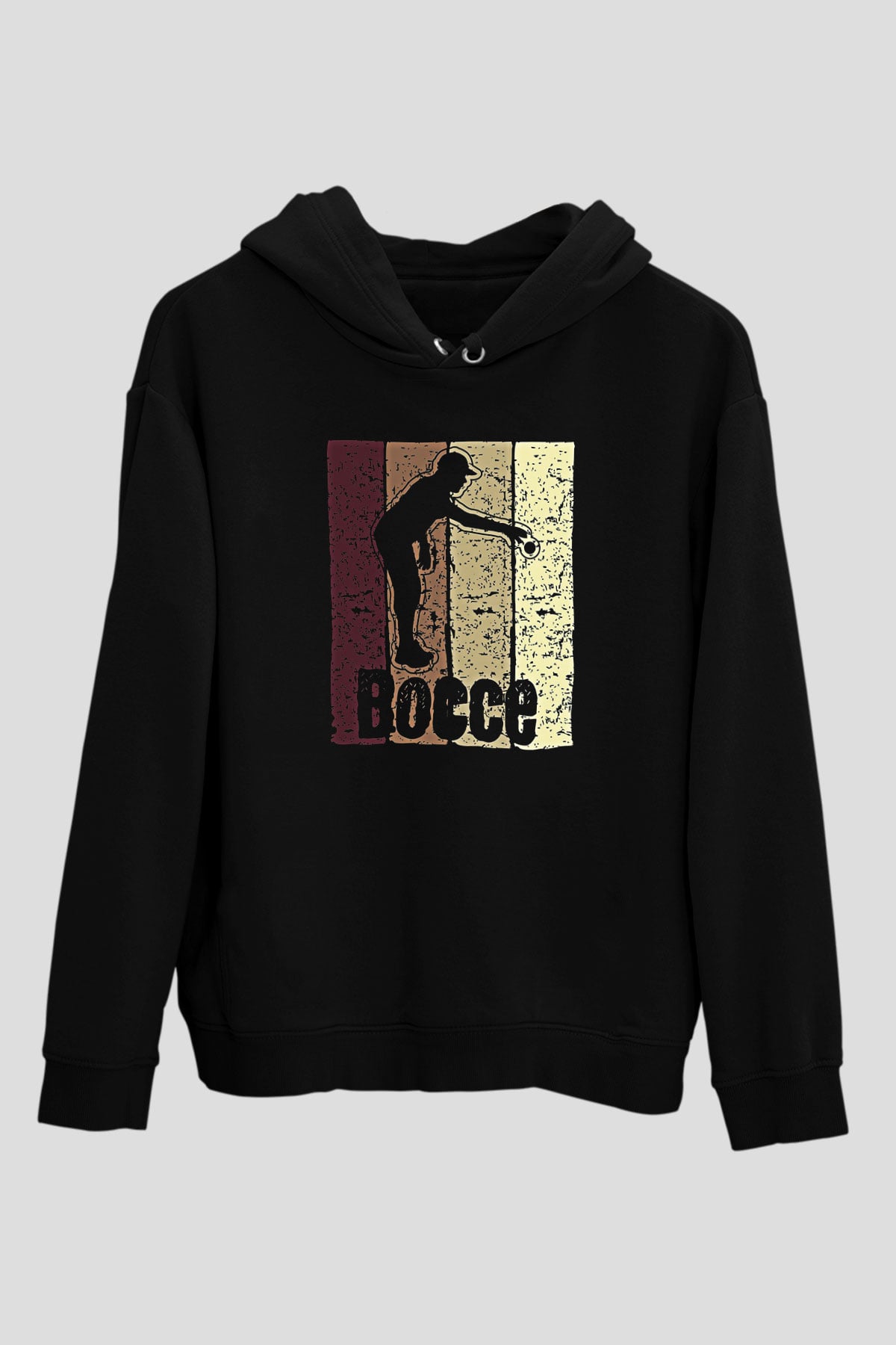 Binicilik - Riding Baskılı Unisex Siyah Hoodie