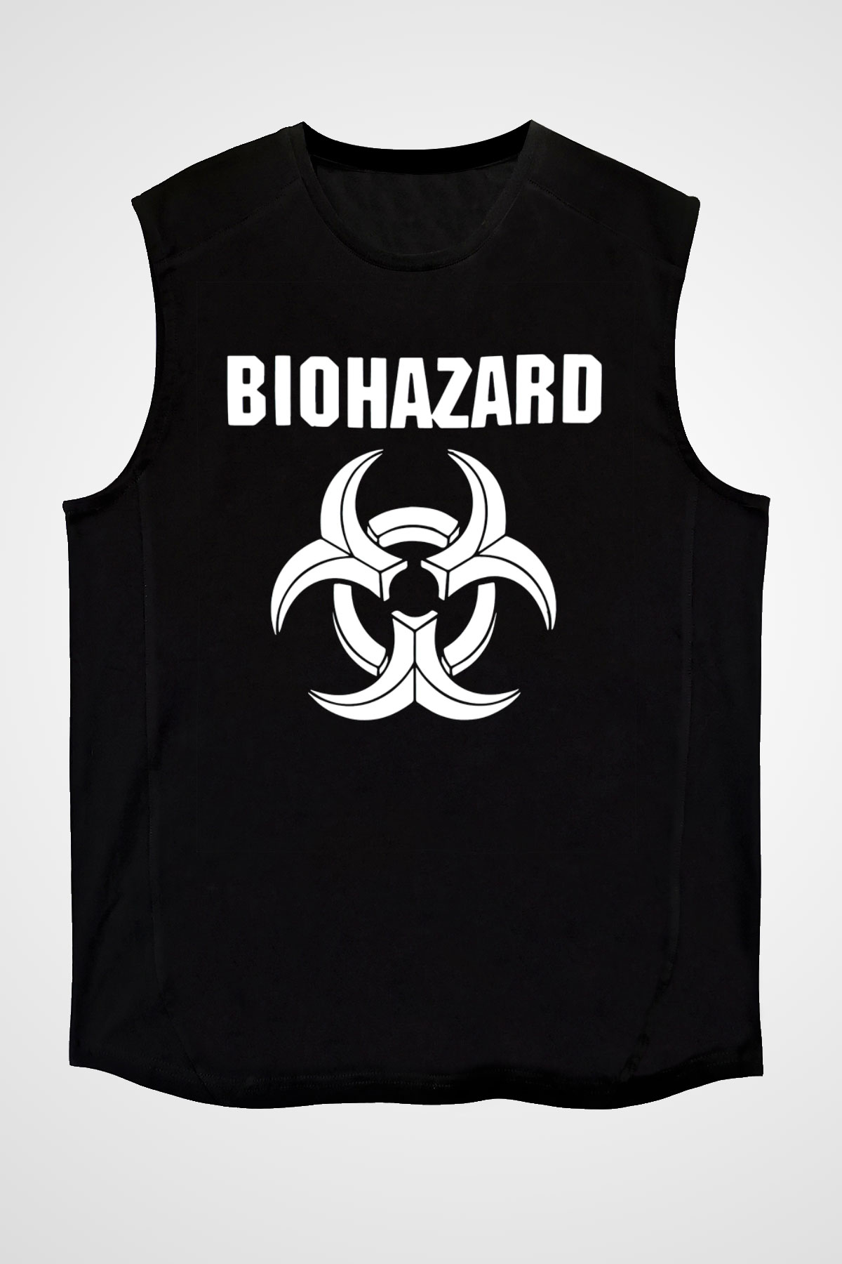 Biohazard Siyah Unisex Kolsuz Tişört