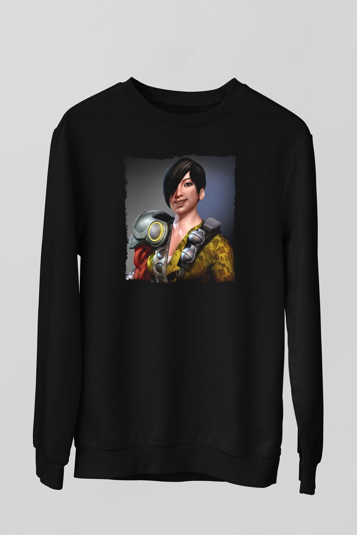 Bionic Commando Siyah Unisex Sweatshirt