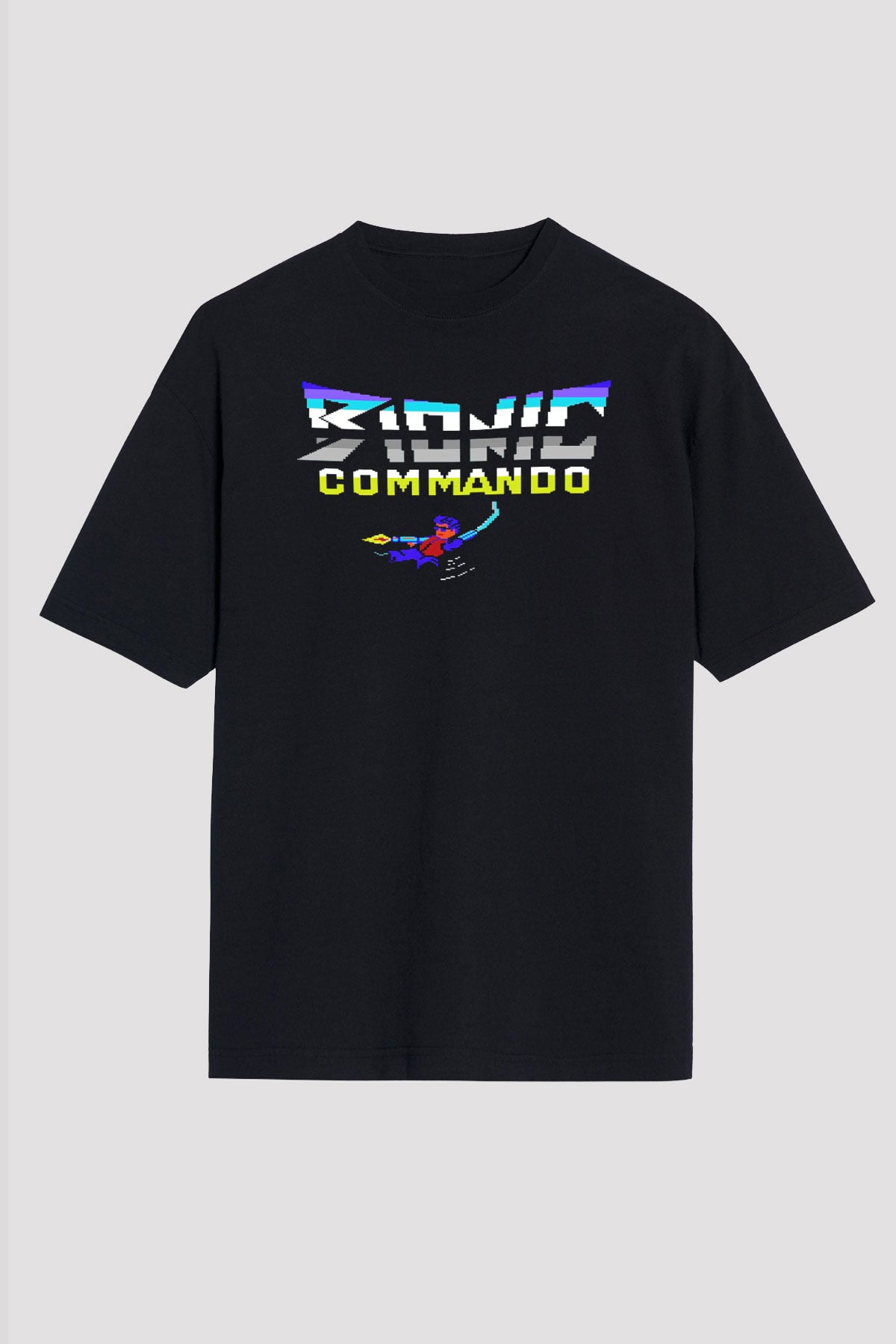 Bionic Commando Siyah Unisex Tişört