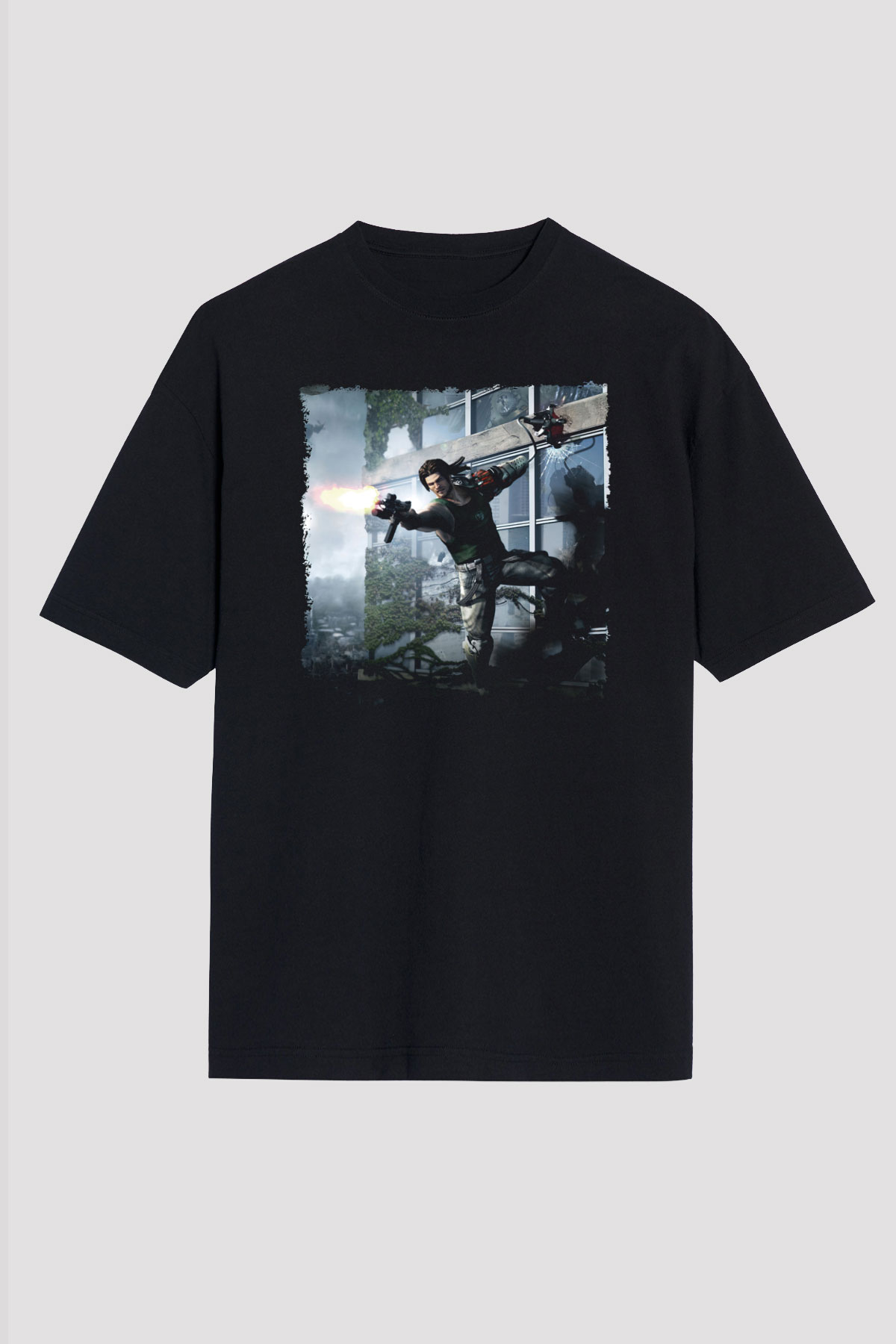 Bionic Commando Siyah Unisex Tişört T-Shirt