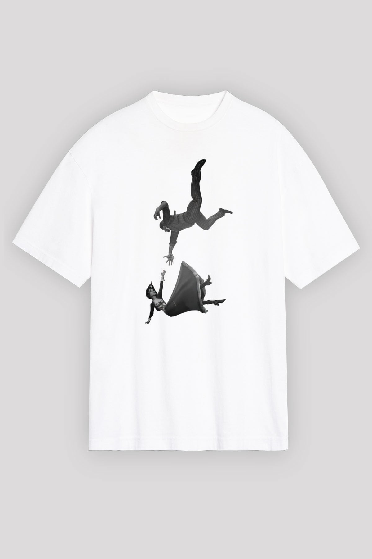 BioShock Beyaz Unisex Oversize Tişört T-Shirt
