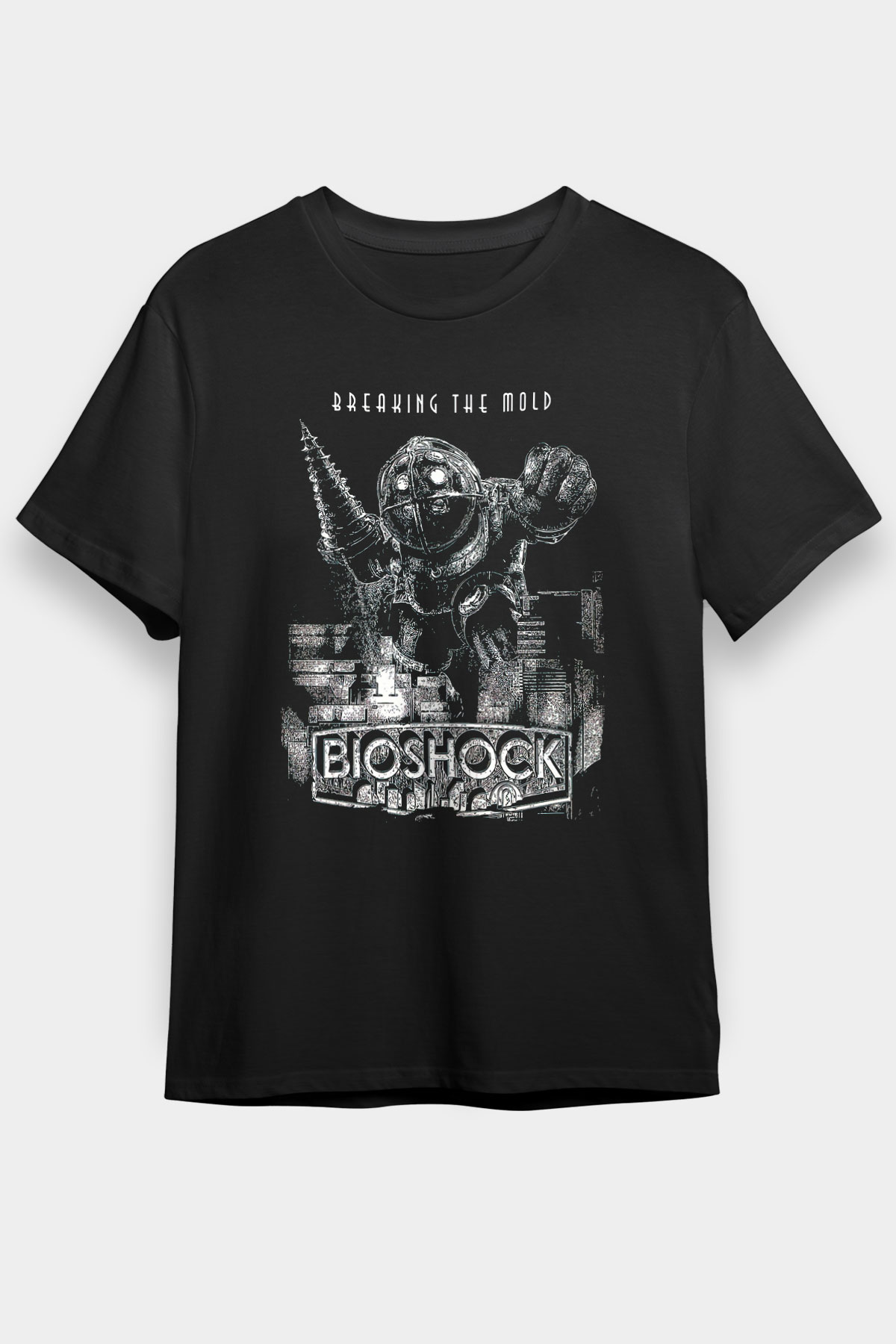 BioShock Siyah Unisex Tişört T-Shirt