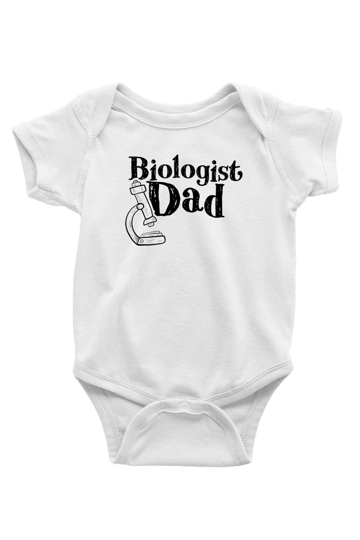 Biyolog Beyaz Bebek Body - Zıbın