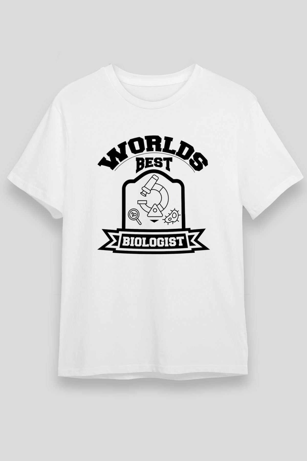 Biyolog Beyaz Unisex Tişört T-Shirt - TişörtFabrikası