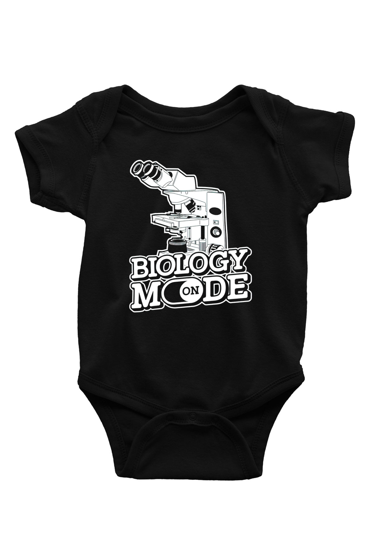 Biyolog Siyah Bebek Body - Zıbın