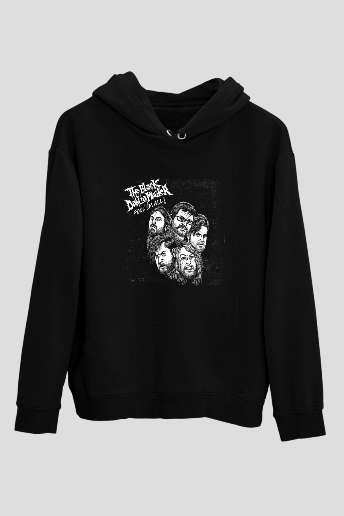 Black Dahlia Murder Baskılı Unisex Siyah Hoodie