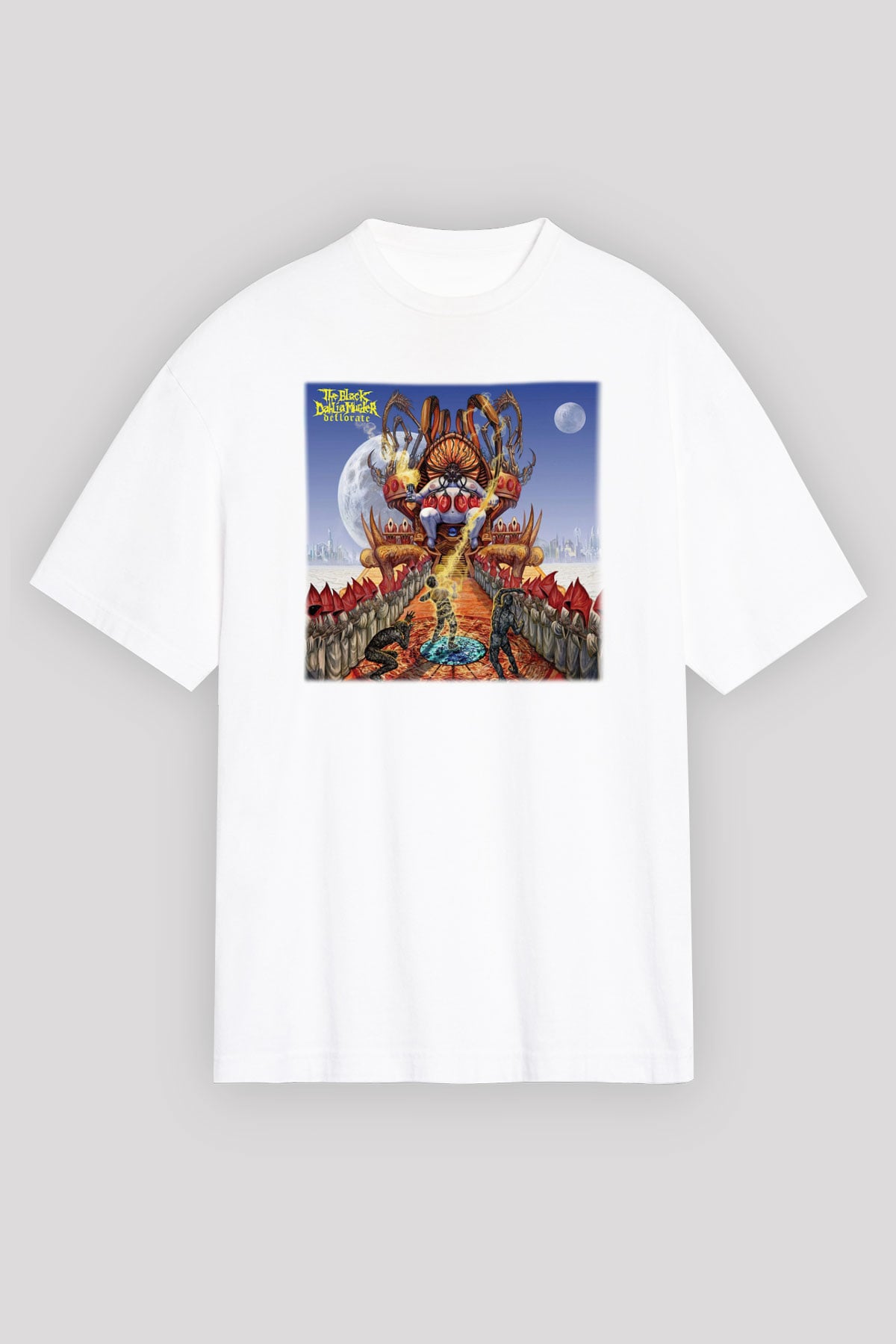 Black Dahlia Murder Beyaz Unisex Tişört T-Shirt - TişörtFabrikası