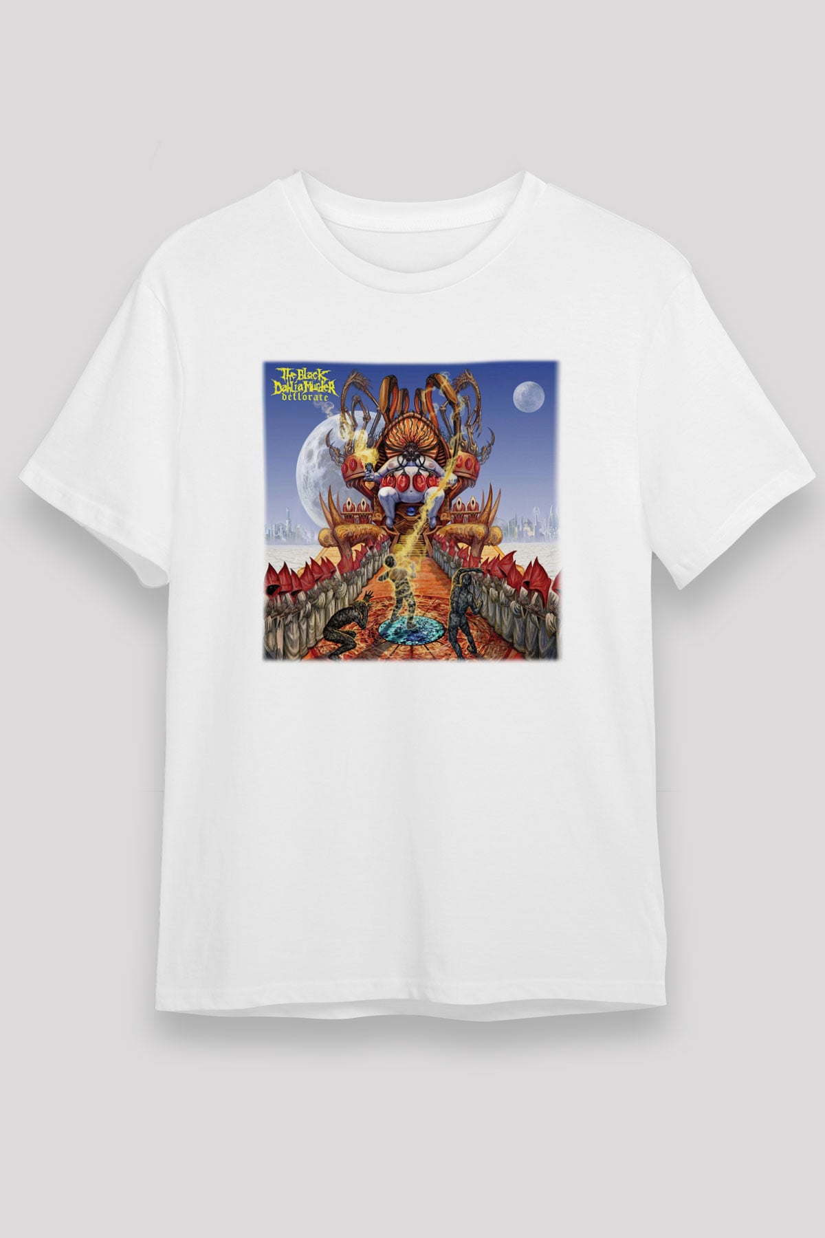 Black Dahlia Murder Beyaz Unisex Tişört T-Shirt - TişörtFabrikası