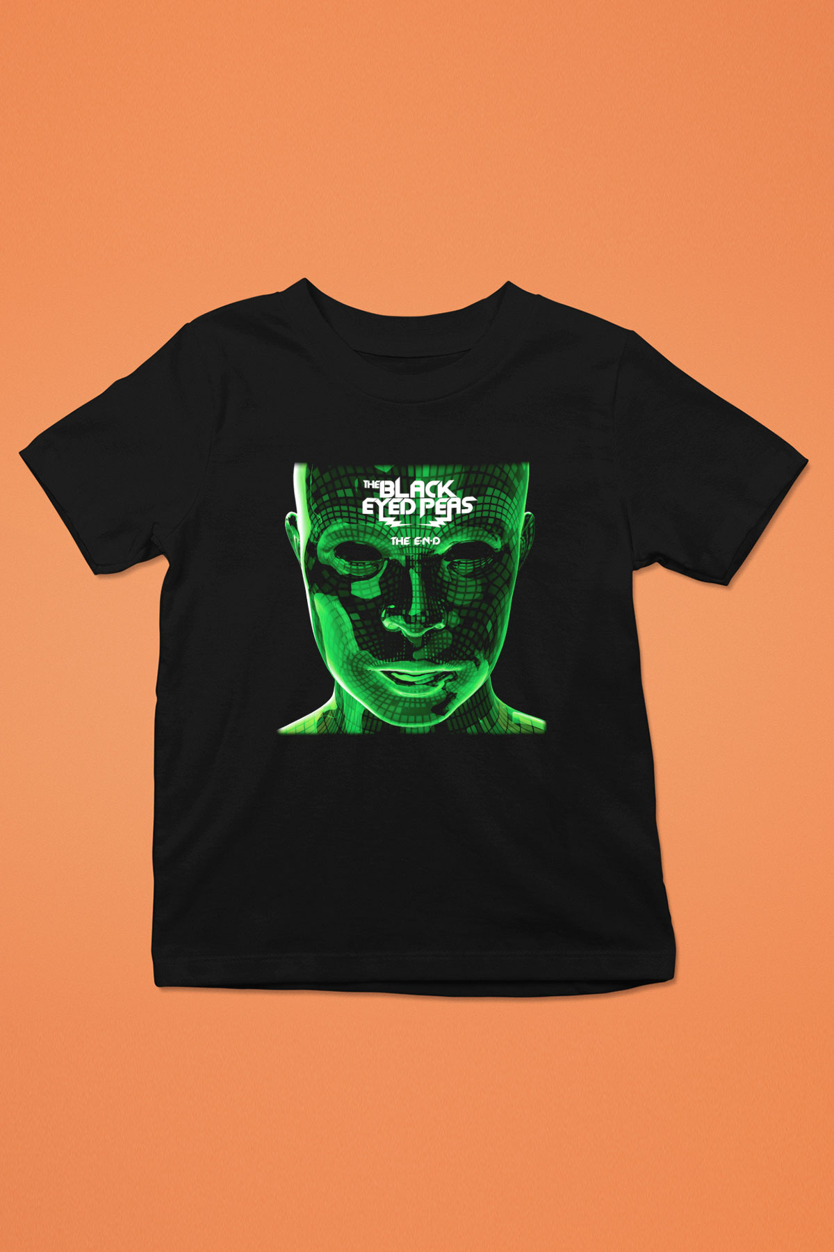 Black Eyed Peas Baskılı Siyah Unisex Çocuk Tişört
