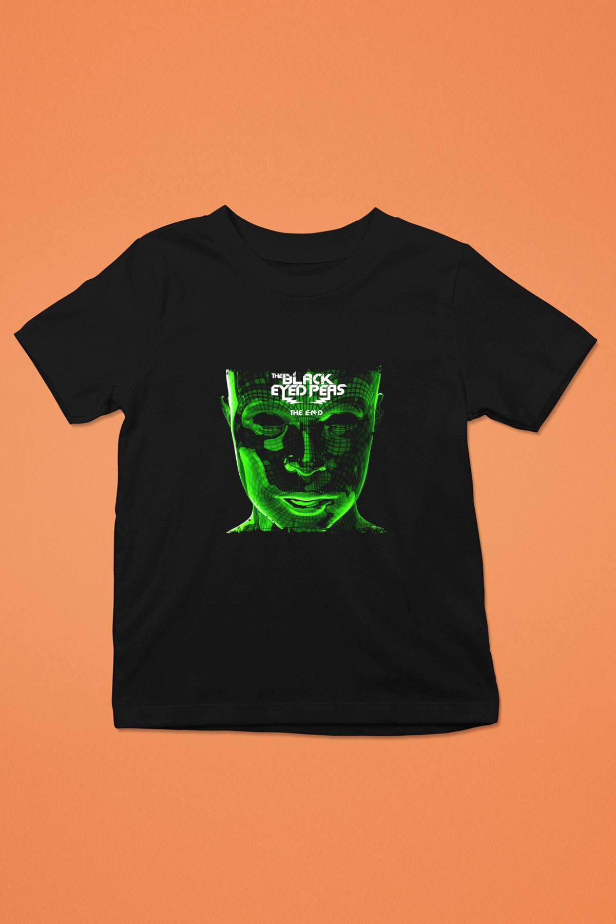 Black Eyed Peas Baskılı Unisex Siyah Çocuk Tişört