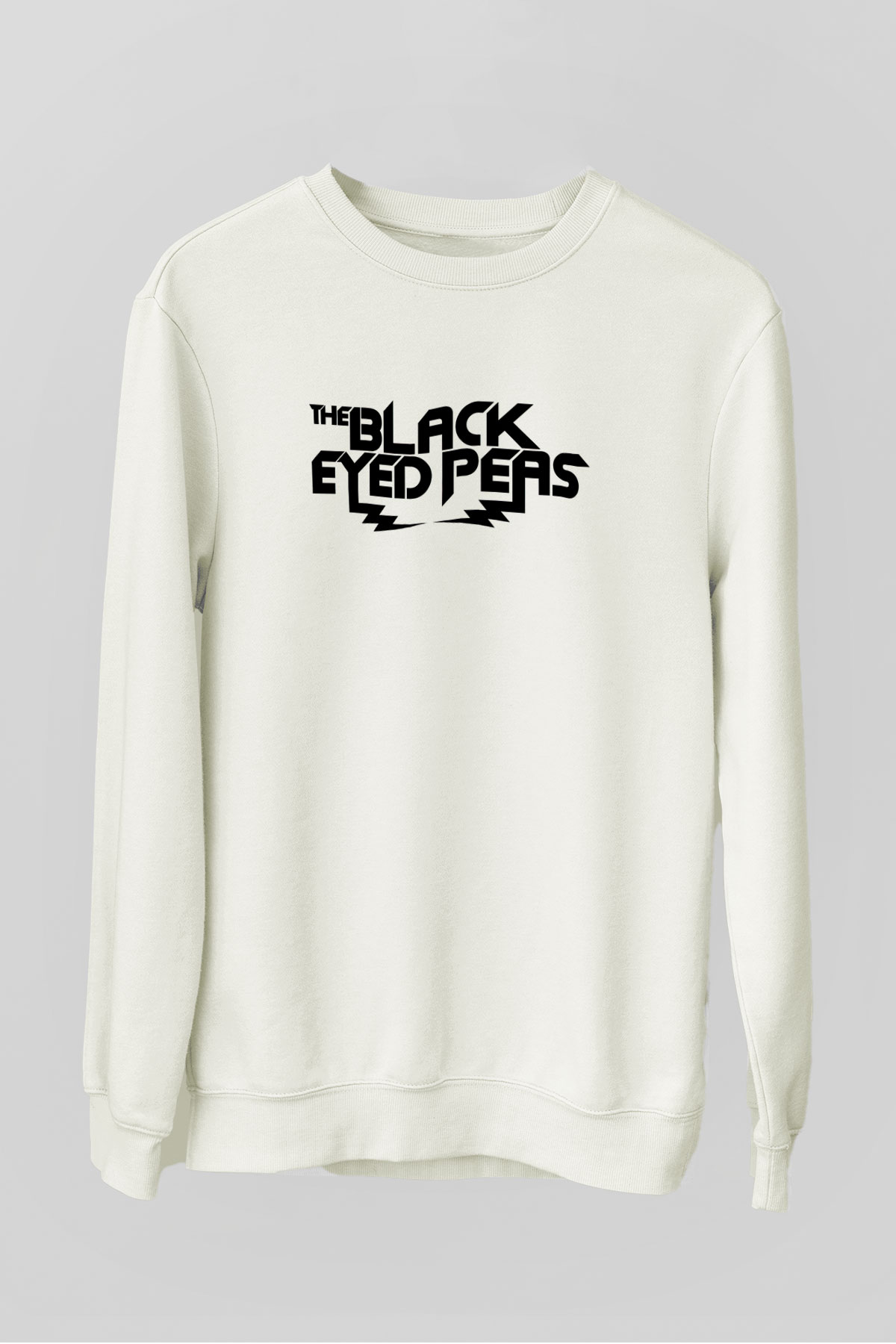 Black Eyed Peas Beyaz Unisex Sweatshirt