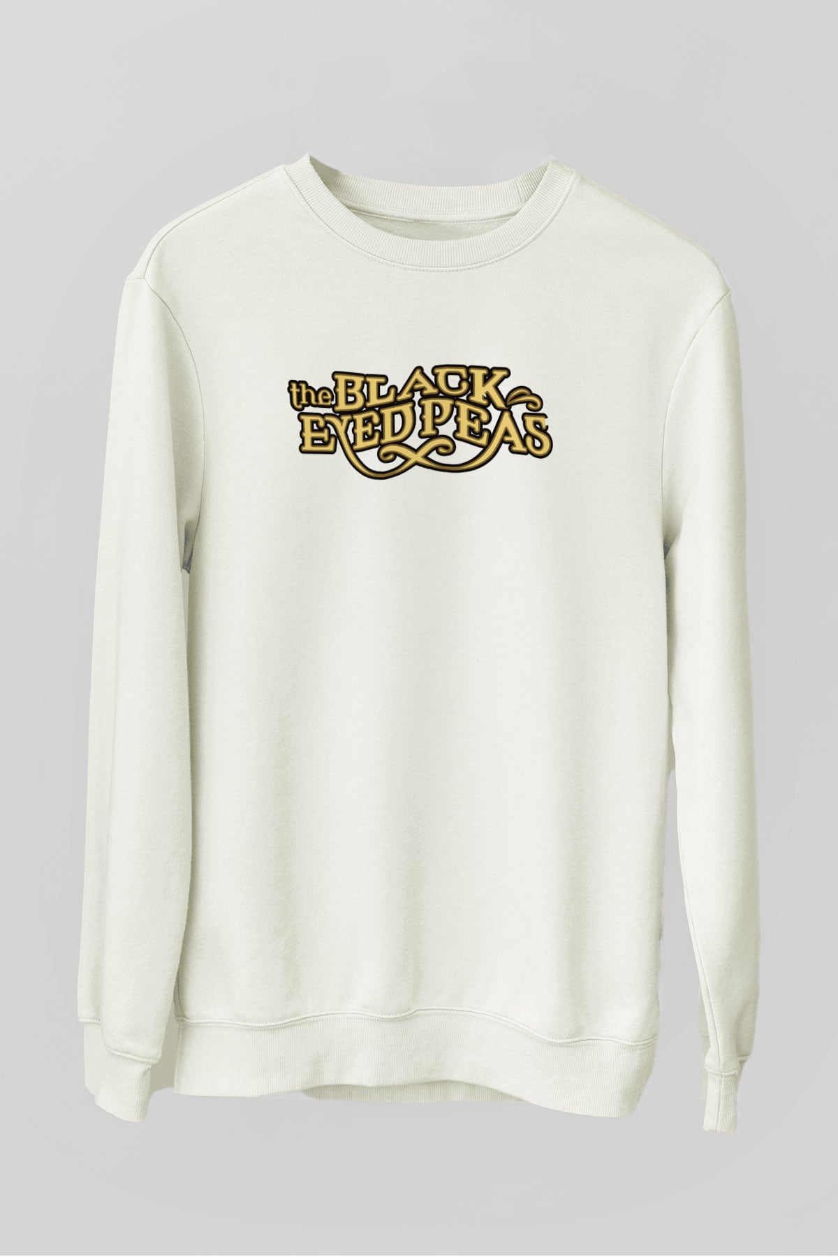 Black Eyed Peas Beyaz Unisex Sweatshirt