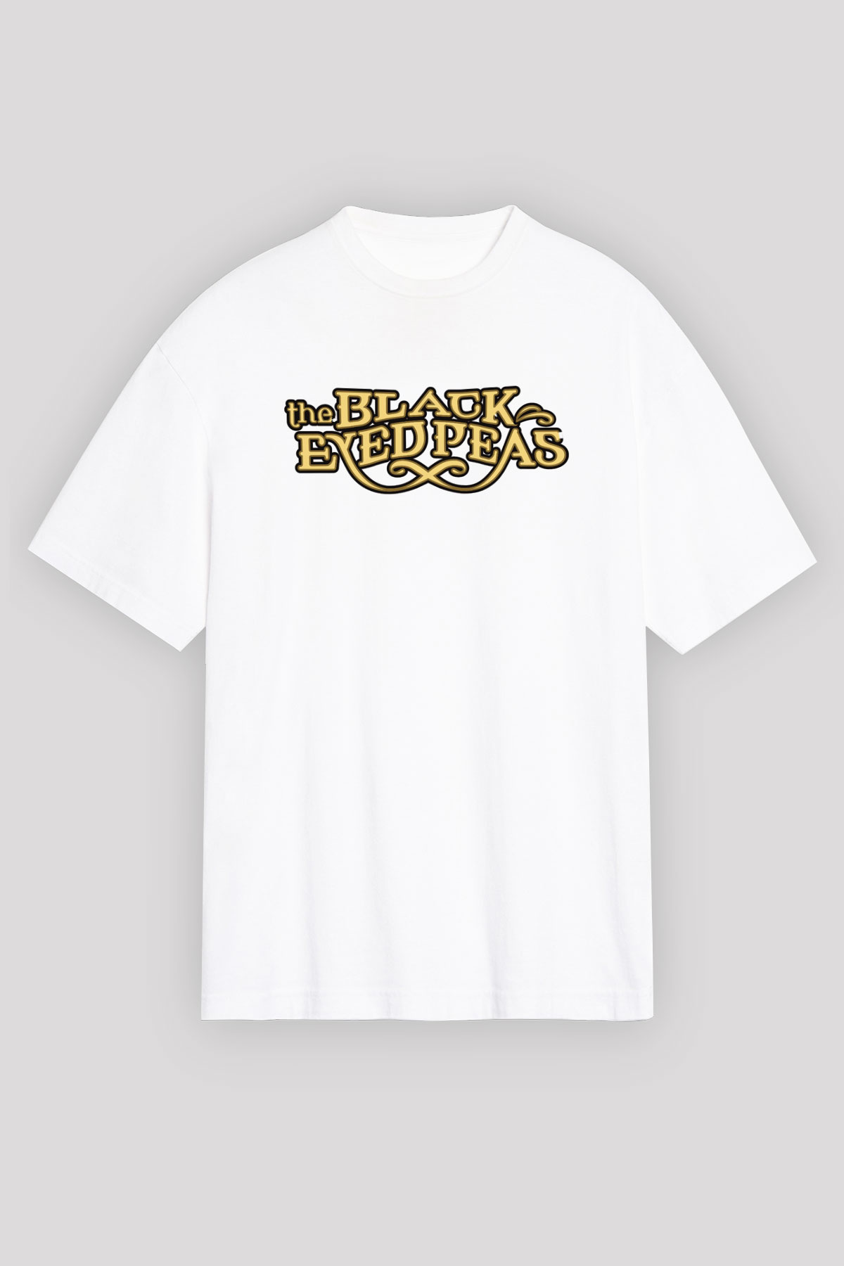 Black Eyed Peas Beyaz Unisex Tişört T-Shirt - TişörtFabrikası