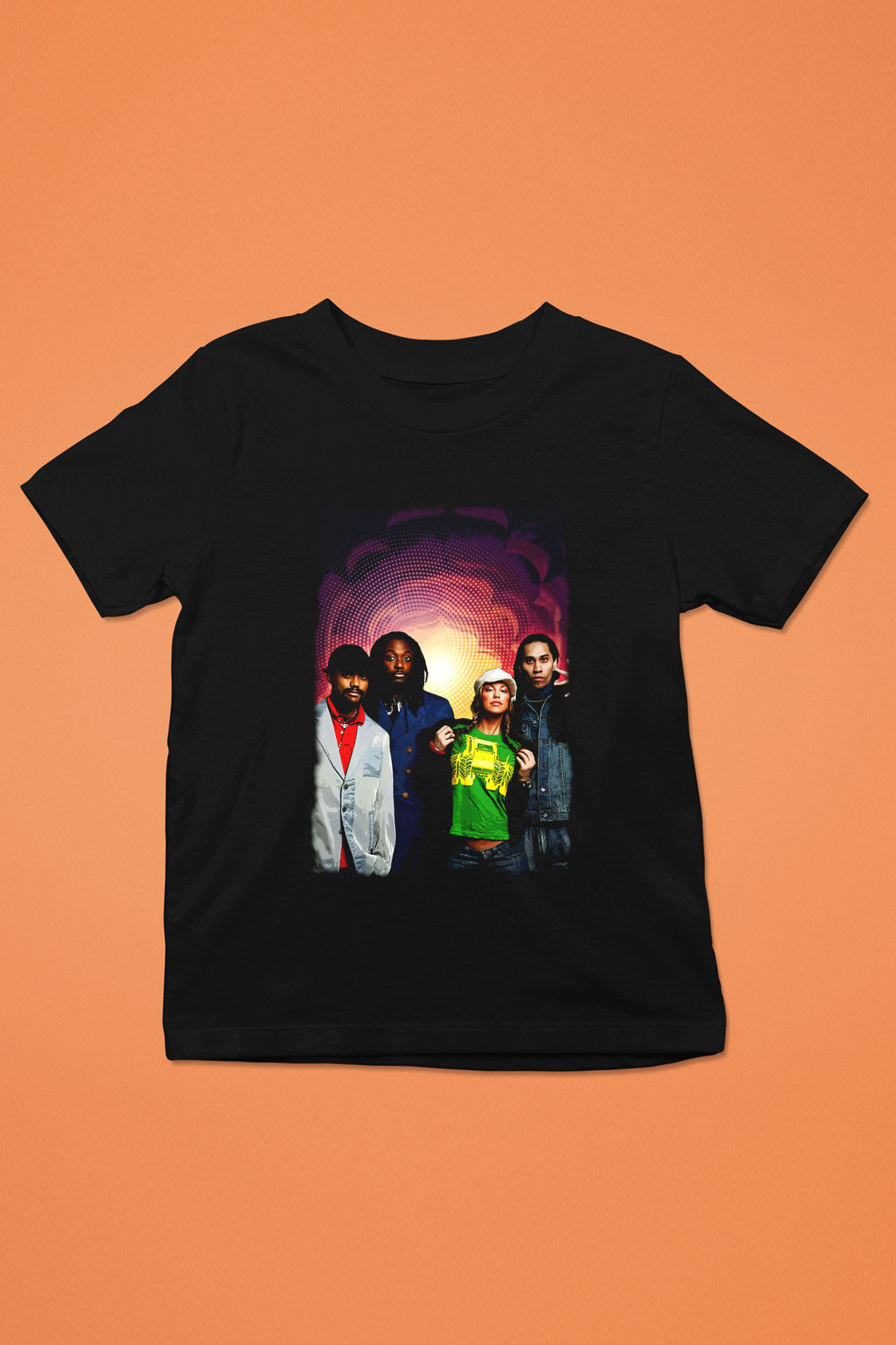 Black Eyed Peas Siyah Unisex Çocuk Tişört