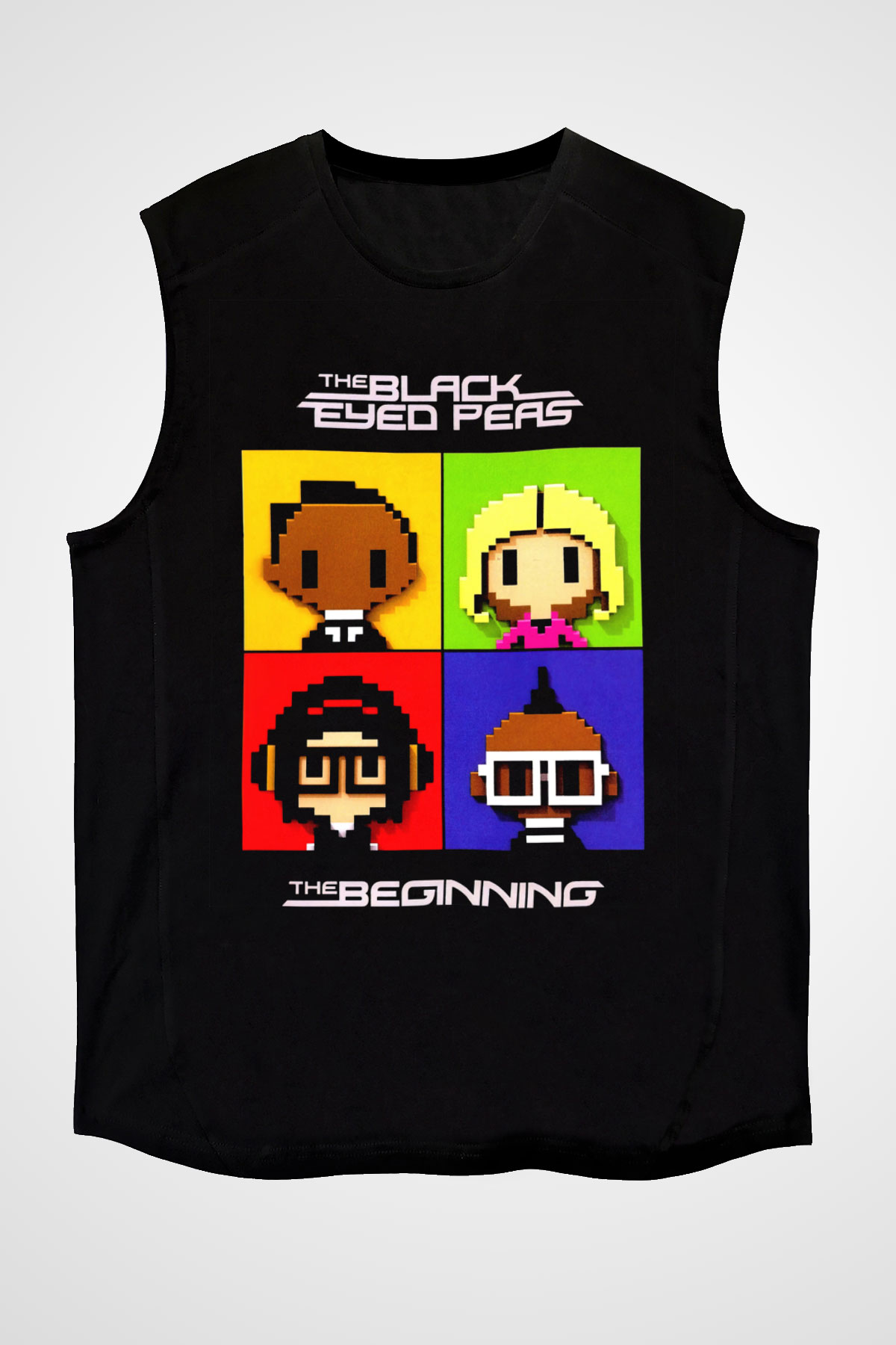 Black Eyed Peas Siyah Unisex Kolsuz Tişört