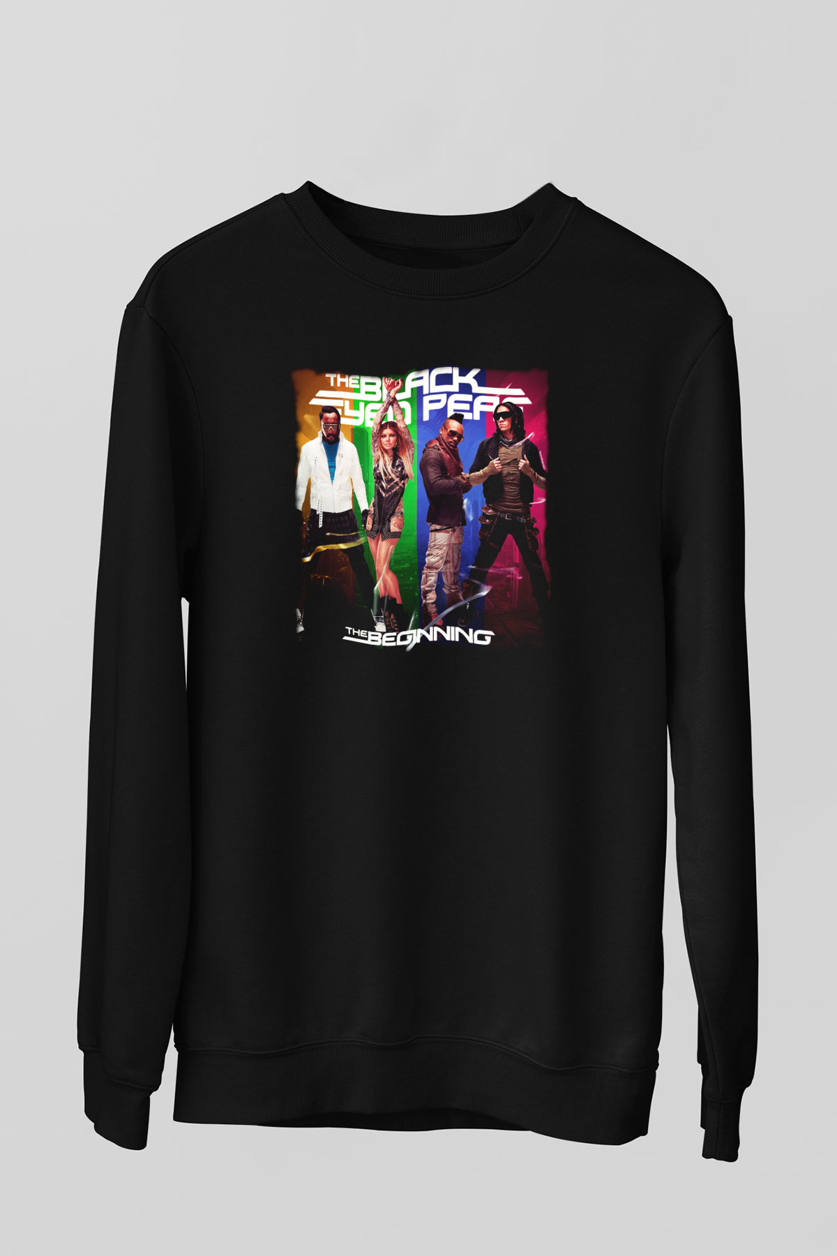 Black Eyed Peas Siyah Unisex Sweatshirt