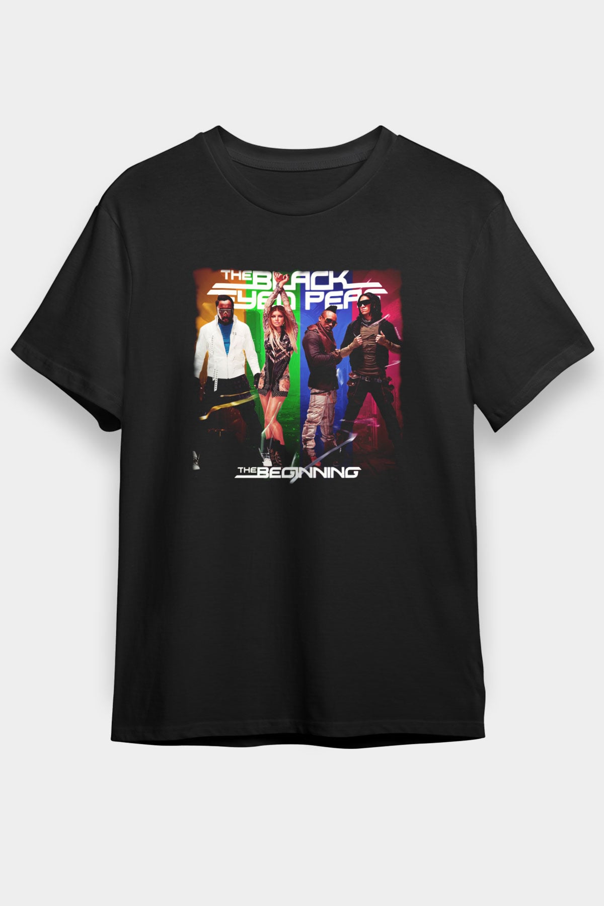 Black Eyed Peas Siyah Unisex Tişört T-Shirt - TişörtFabrikası