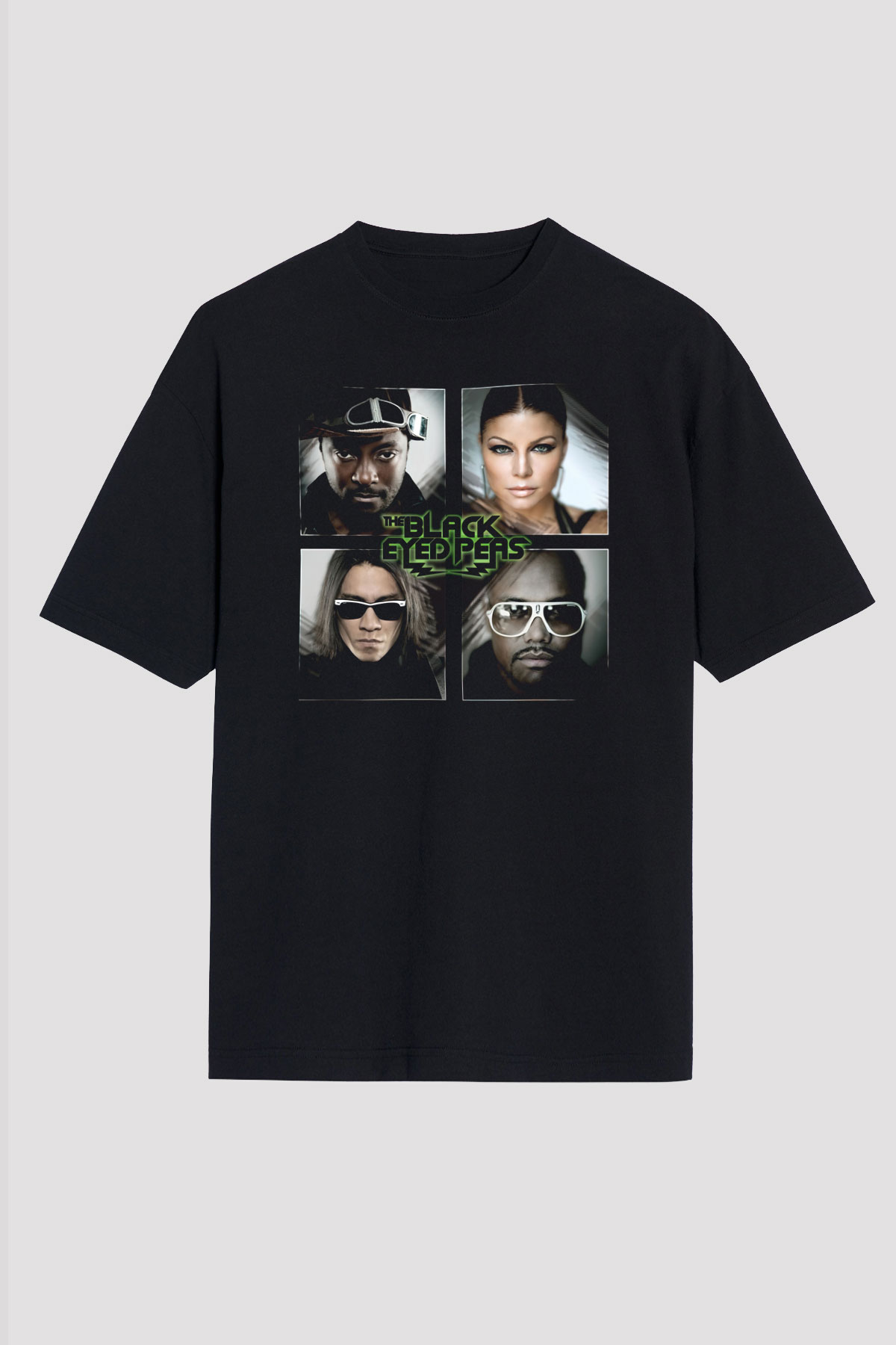 Black Eyed Peas Siyah Unisex Tişört T-Shirt - TişörtFabrikası