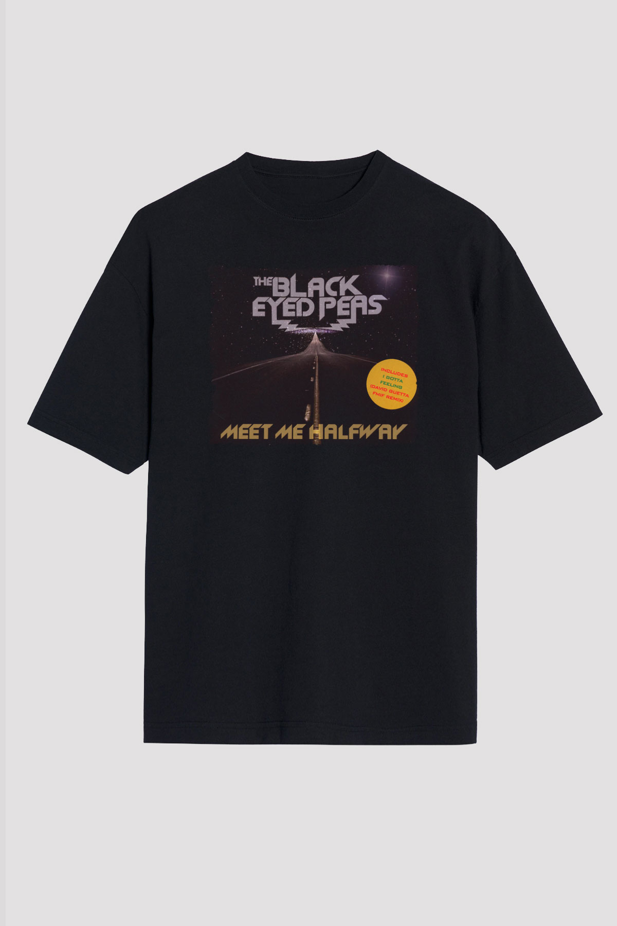 Black Eyed Peas Siyah Unisex Tişört T-Shirt - TişörtFabrikası