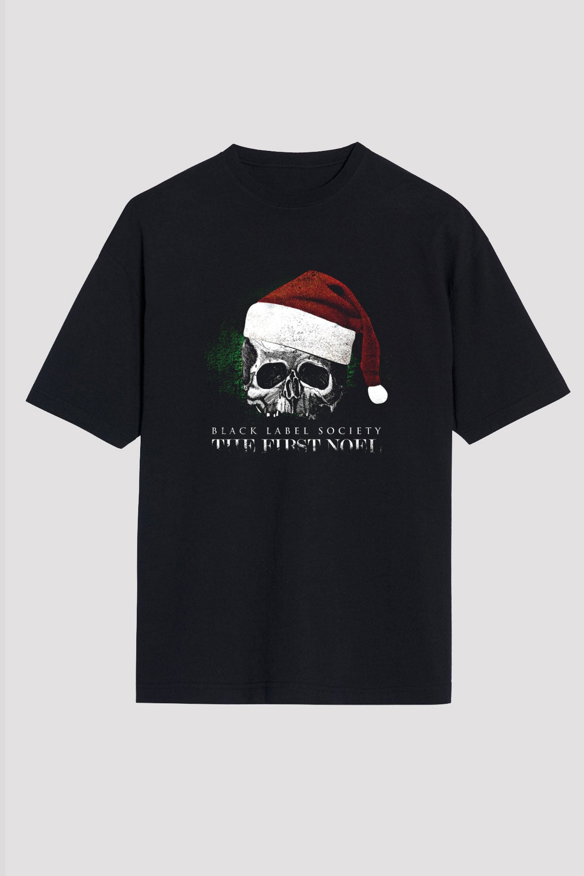 Black Label Society Baskılı Unisex Siyah Oversize Tişört