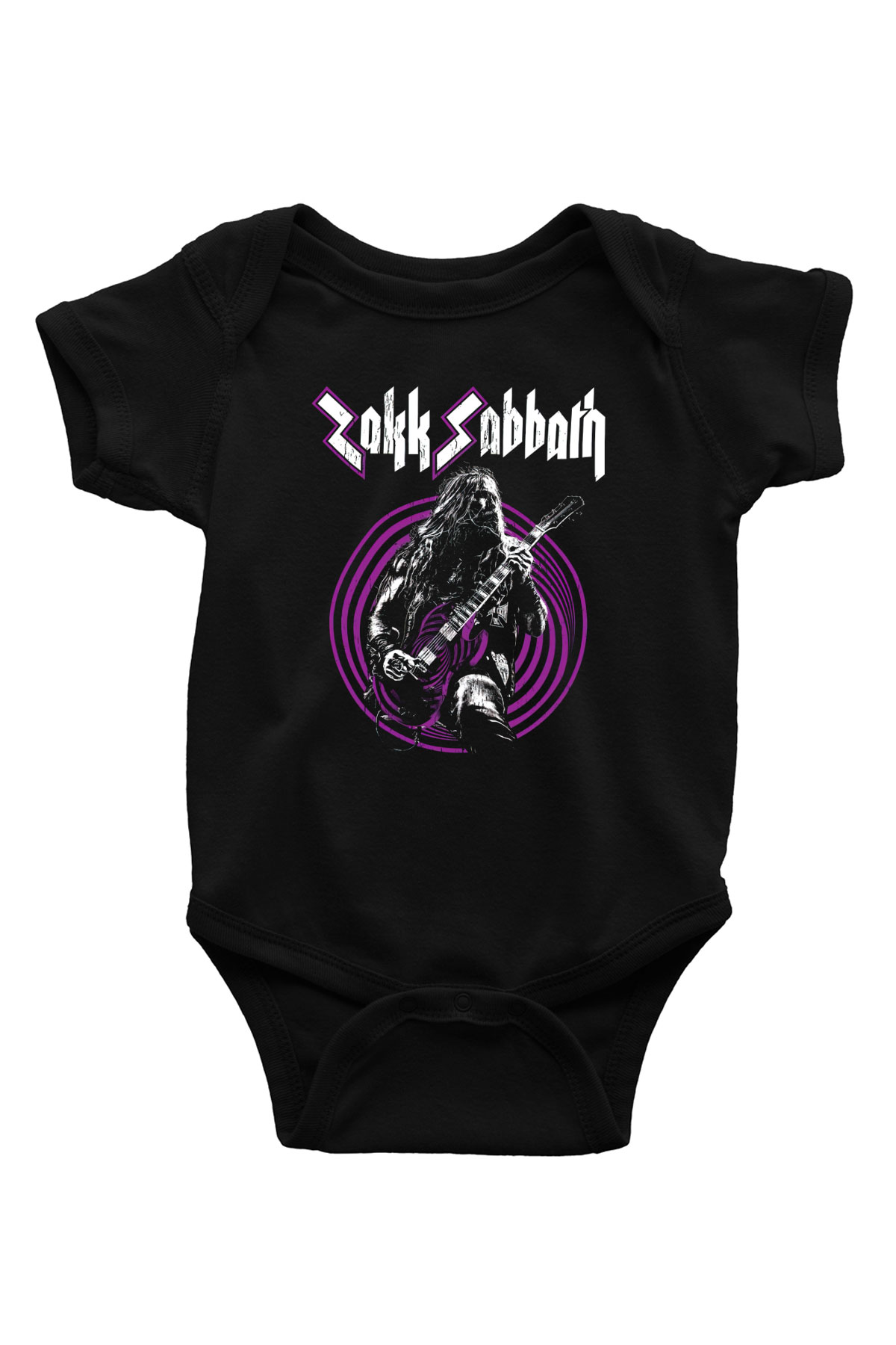 Black Label Society Siyah Bebek Body - Zıbın