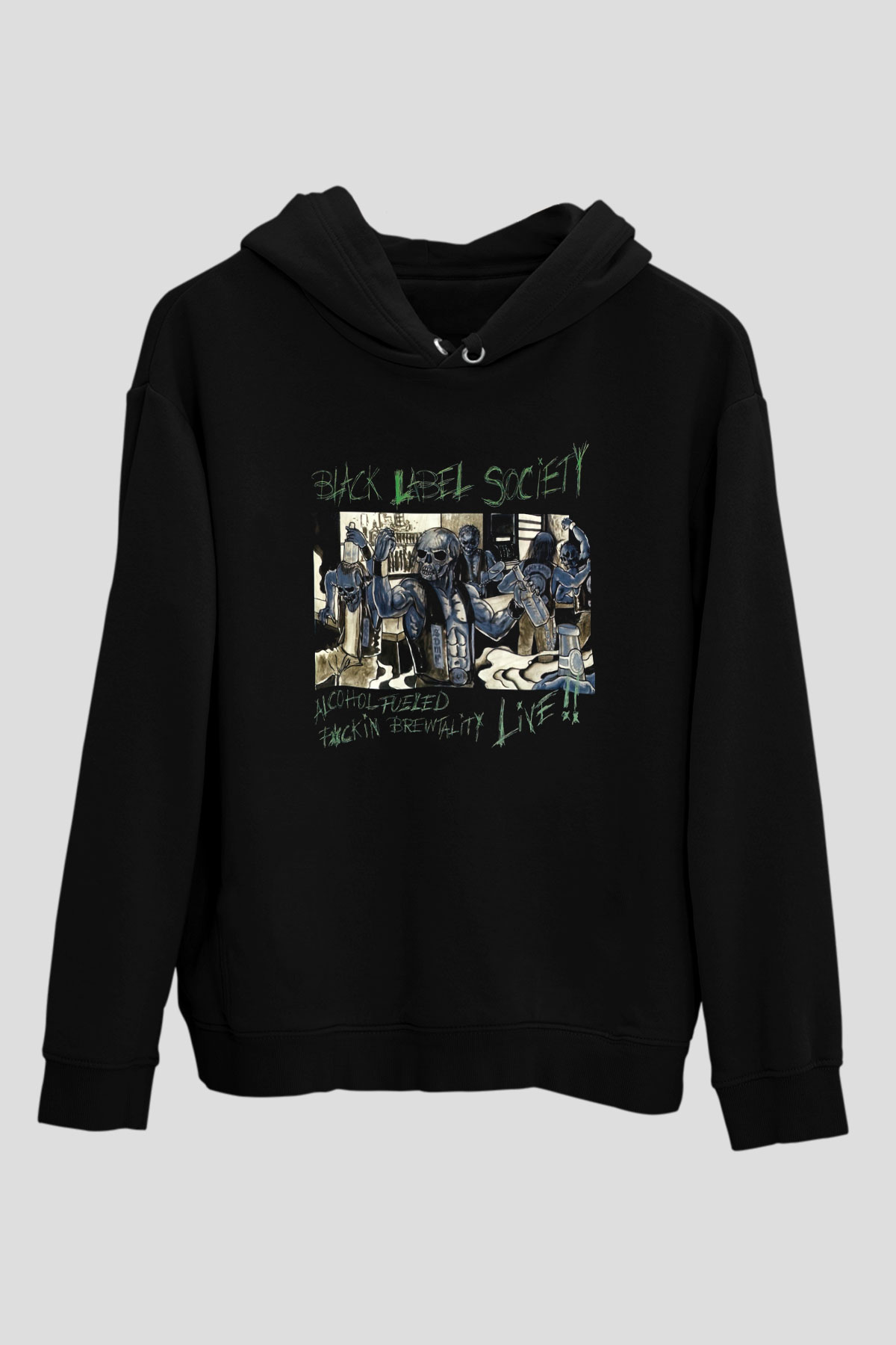 Black Label Society Siyah Unisex Hoodie