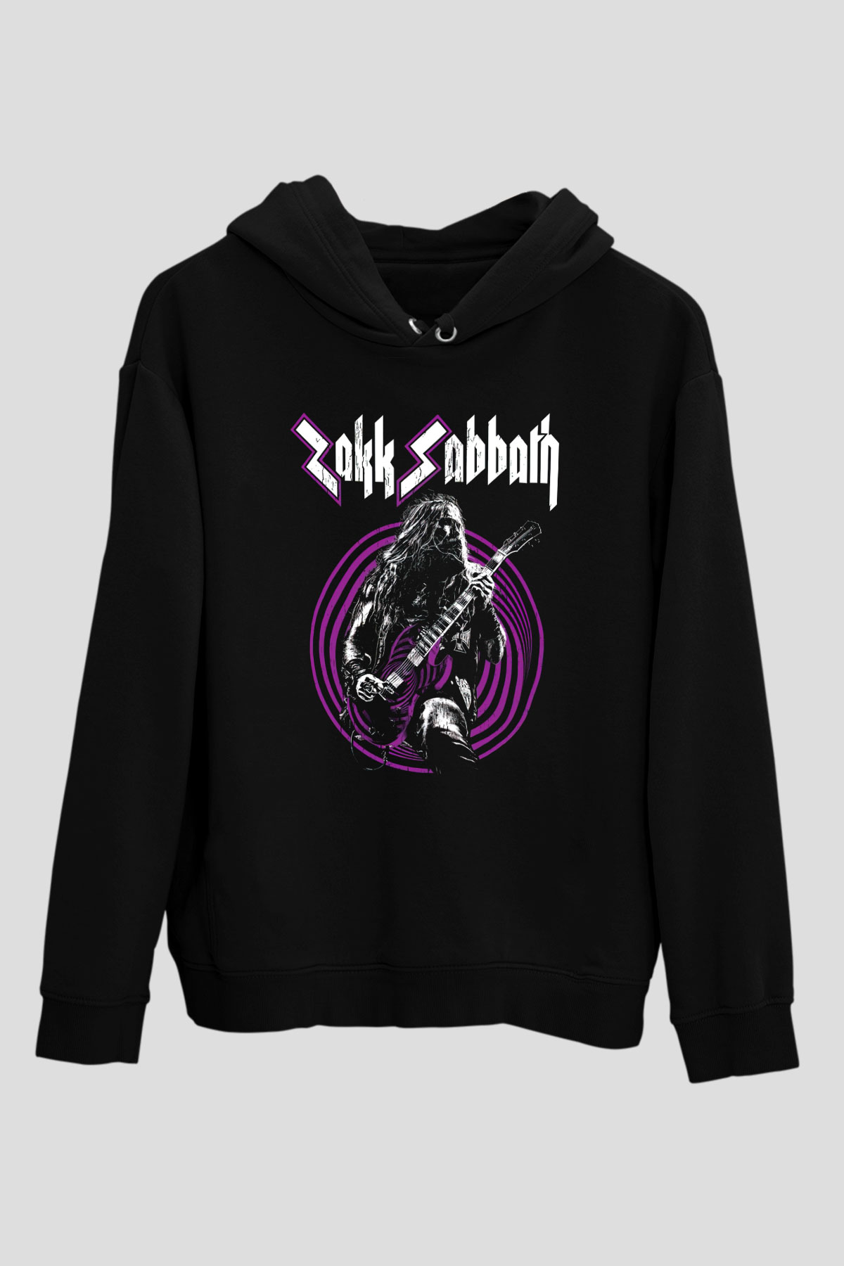 Black Label Society Siyah Unisex Kapüşonlu Sweatshirt